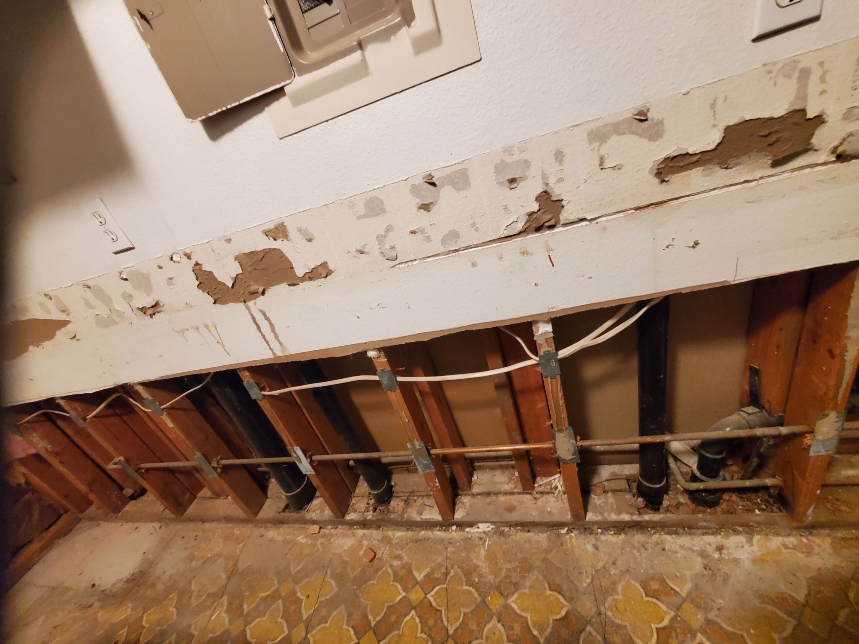 Water Damage using Air Movers by Construction Now LLC