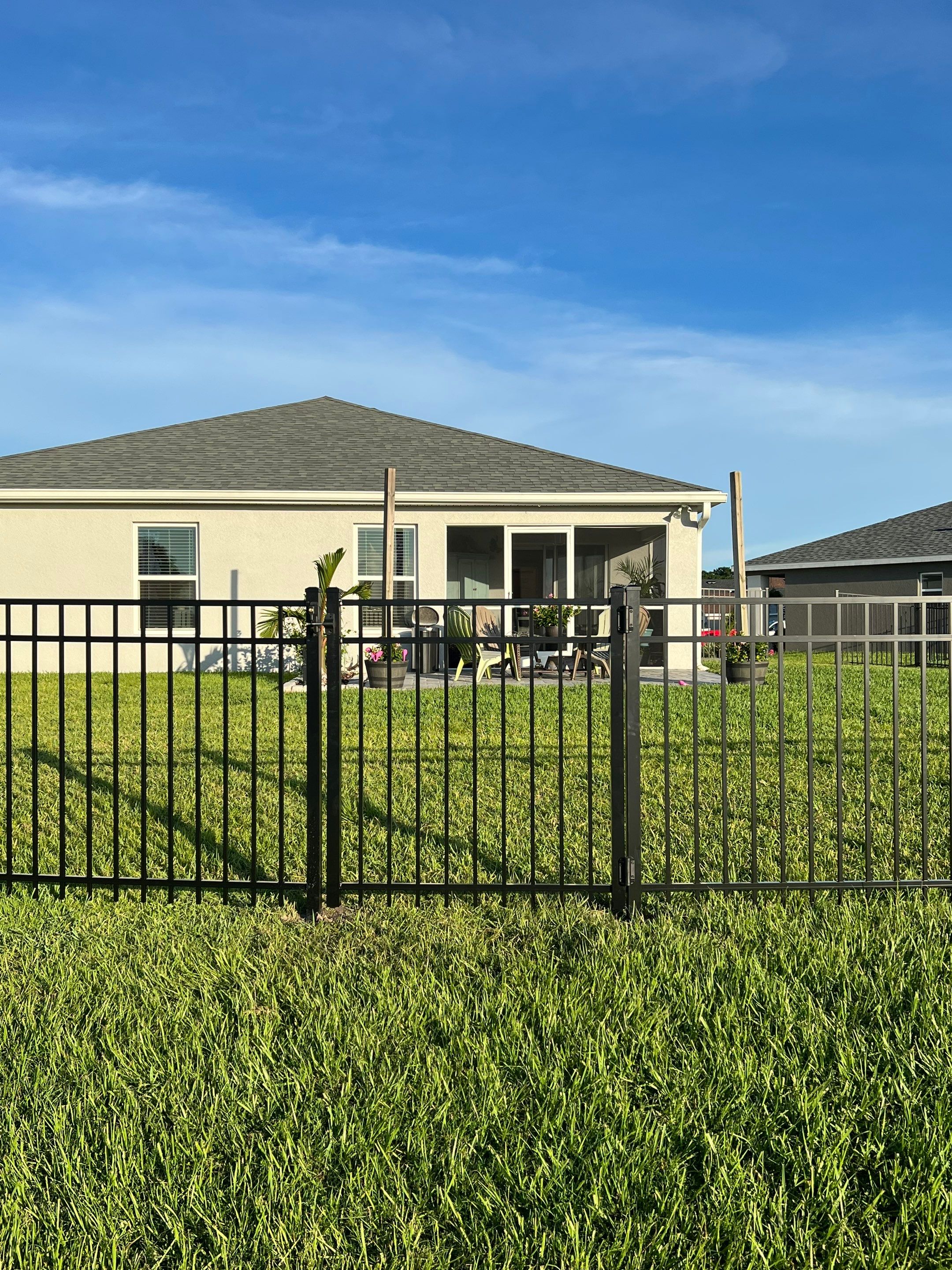 Parrish, FL 4ft. Tall 3-Rail Black Aluminum Fence by Asap fence and gates, LLC