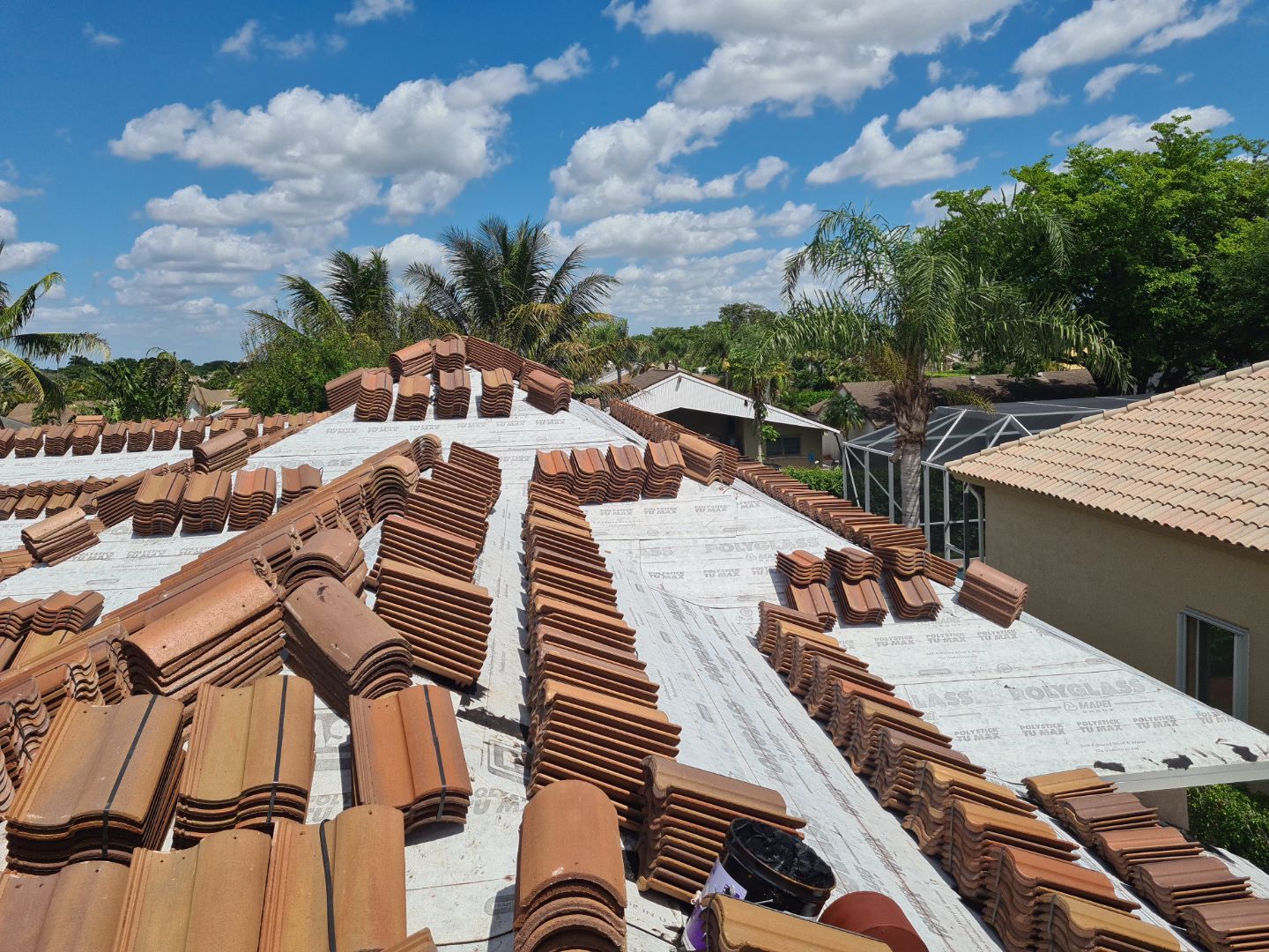 Residential Roofing Installation using Eagle Roofing Tile by BLUES BROTHERS ROOFING