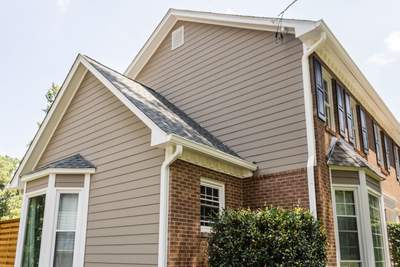 Siding Replacement and Exterior Painting using James Hardie Lap Siding and Sherwin Williams Paint