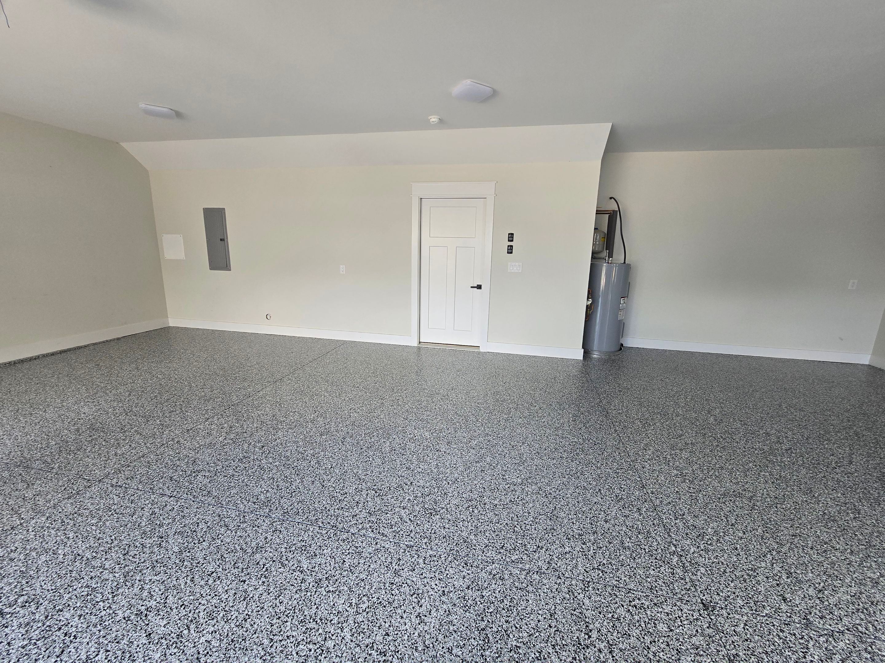 Garage using Domino by Elite Floor Solutions