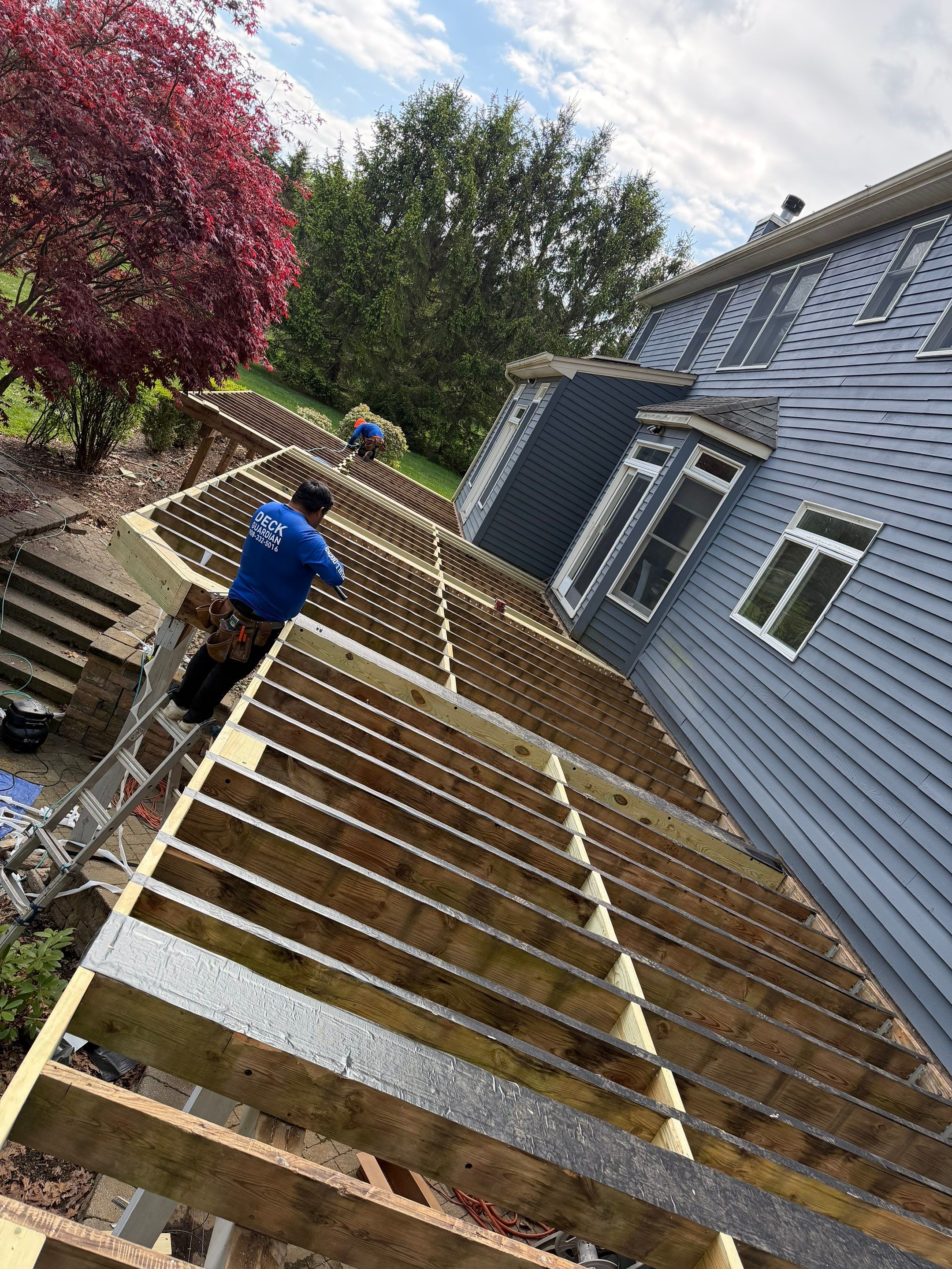 Deck Resurface In Mendham, New Jersey by deck guardian