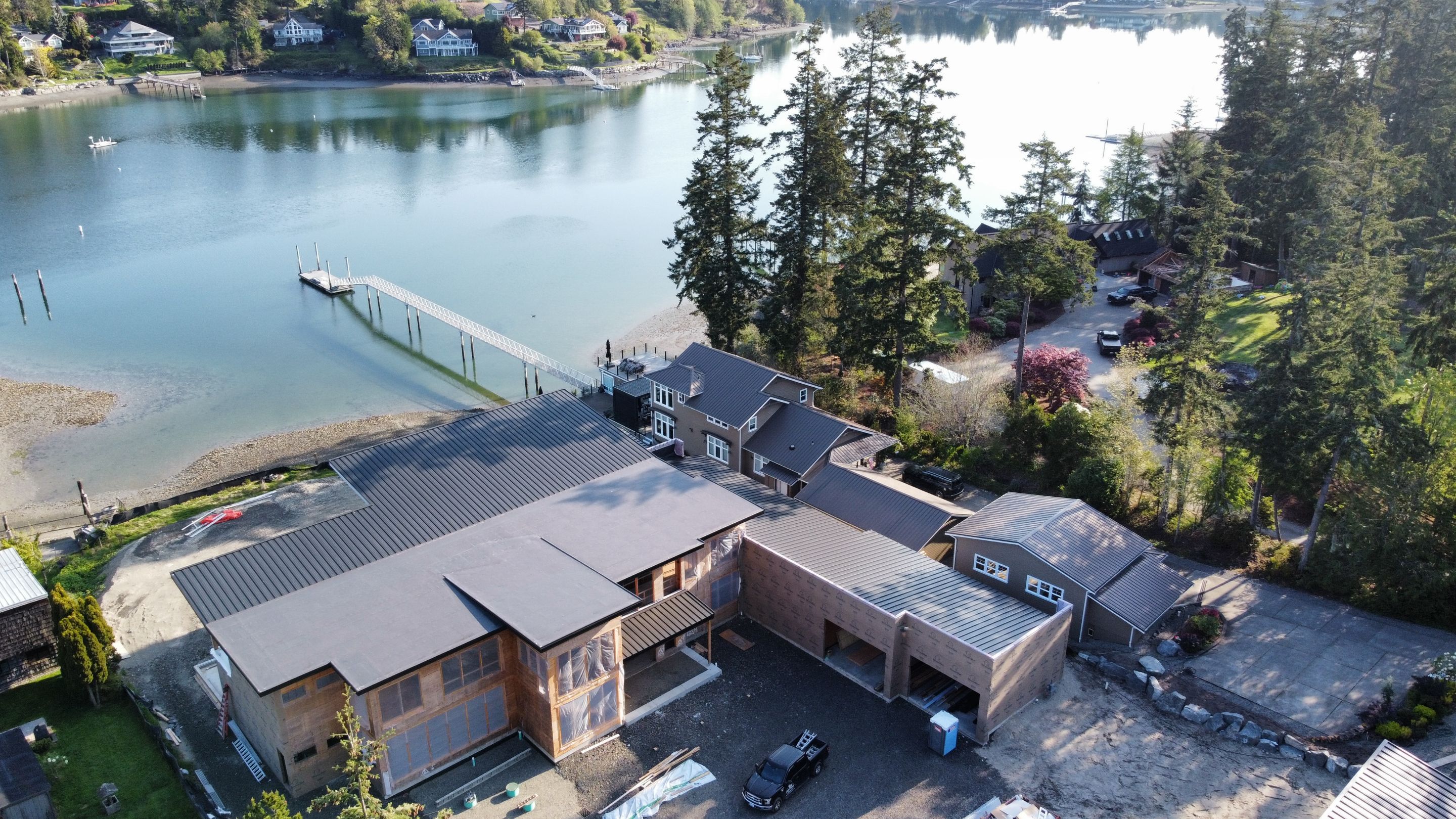 Metal Roof Project in Gig Harbor by Roof Smart