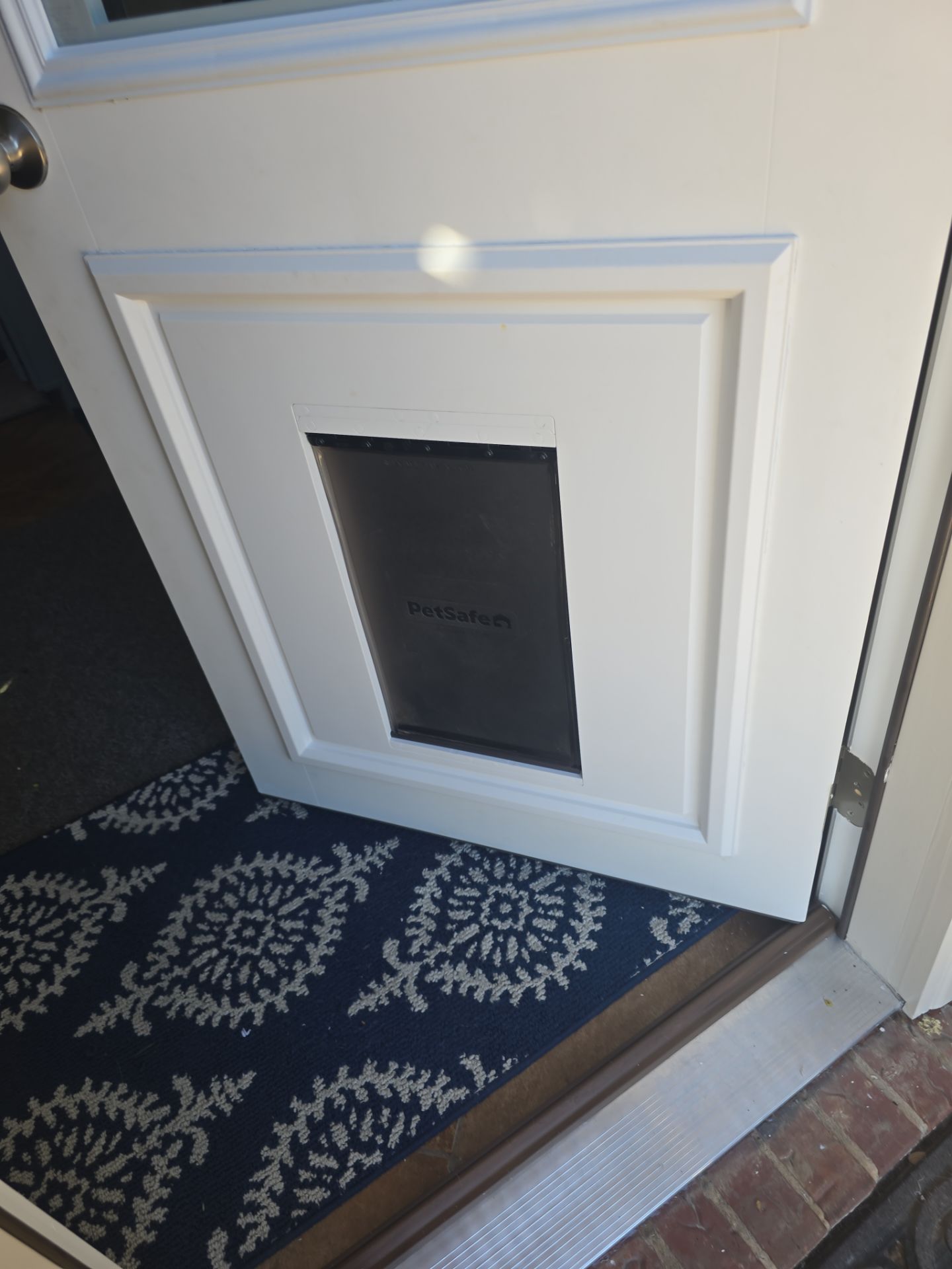 Dog Door Replacement by First Out Roofing 
