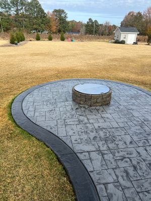 Patio using Concrete Sealant