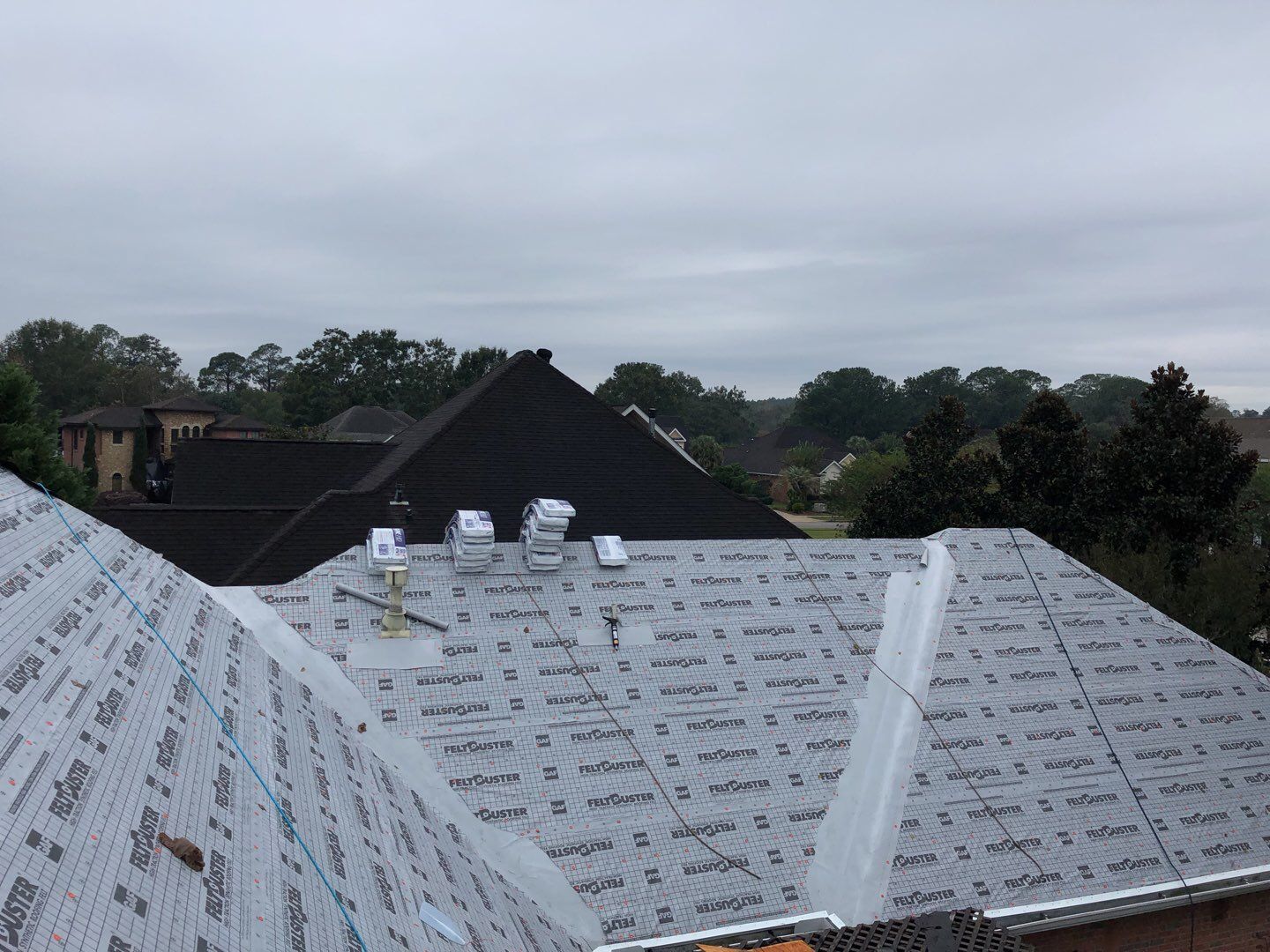 Residential Roofing Installation using Roof Replacement by American Roofing & Construction LLC
