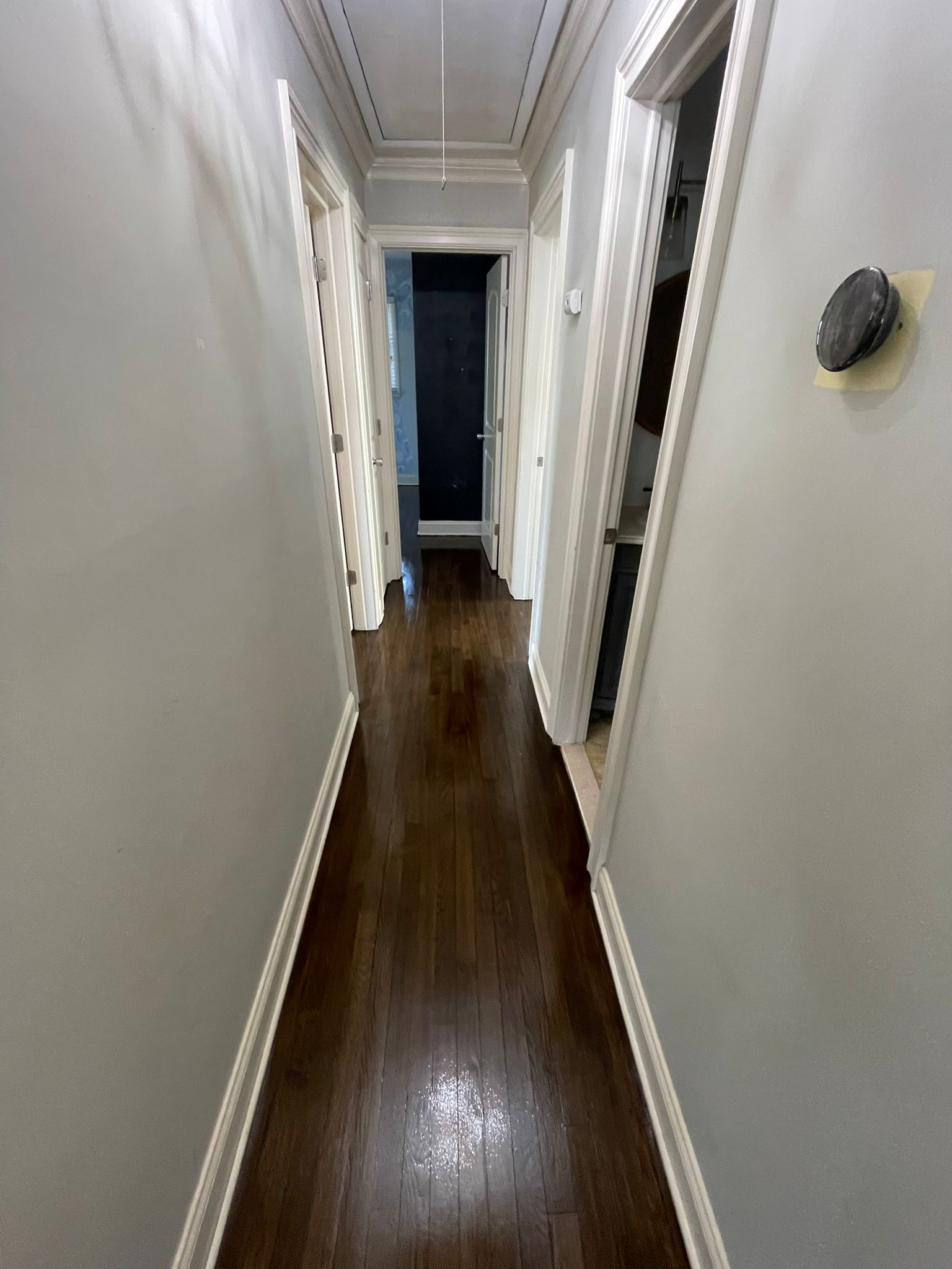Refinish Red Oak and Installed LVP using Permshield Lite LVP - Bona Semi and Duraseal Jacobean Stain by Footprints Floors Morristown