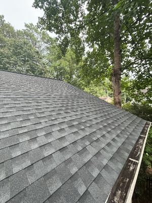 20-Year-Old Roof Transformed with GAF Timberline HDZ Charcoal by Georgia Roof Advisors