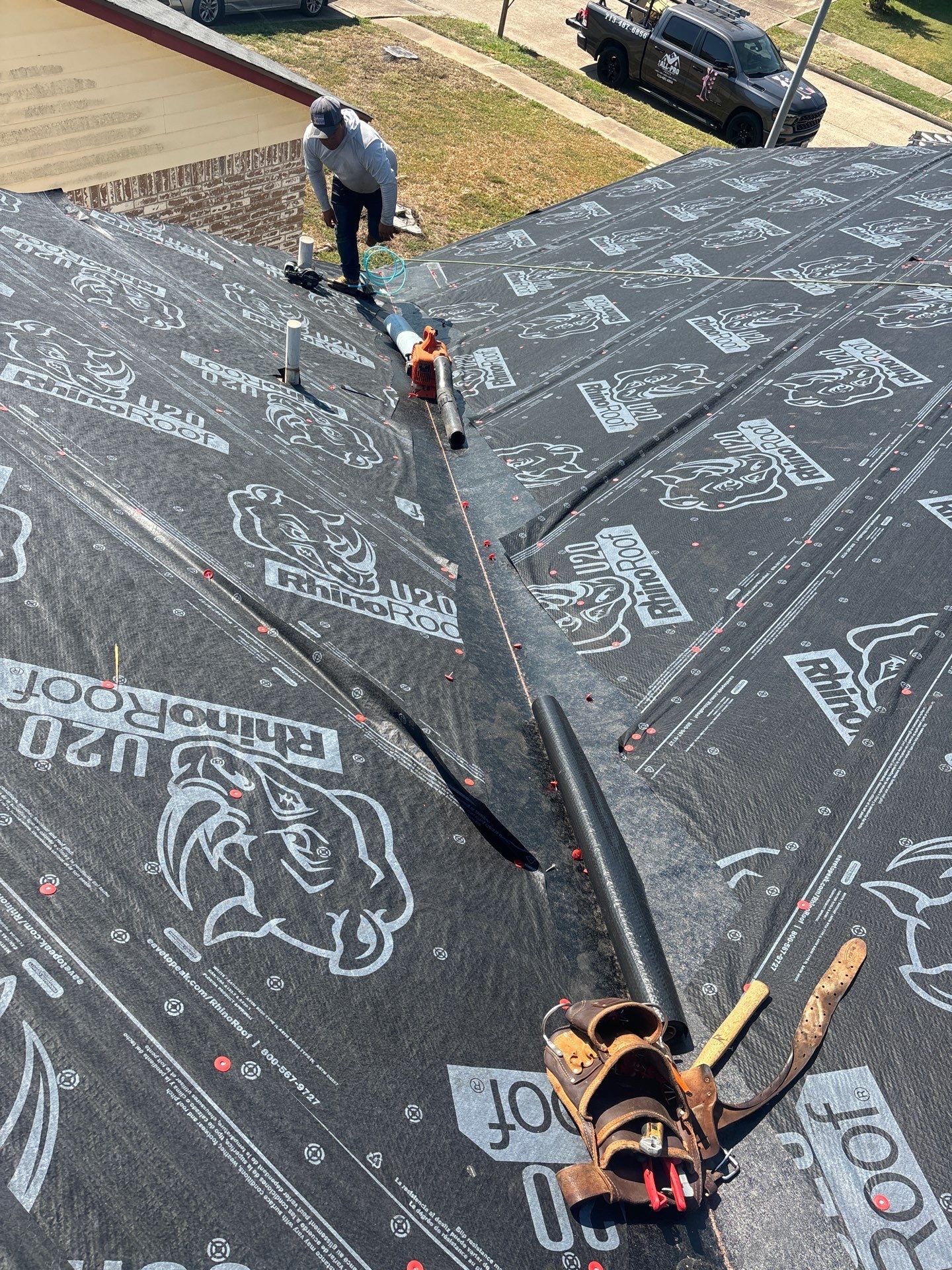 Residential Roofing Repair using Owen's Corning Duration (Lifetime) Shingles by Roof Repair Company