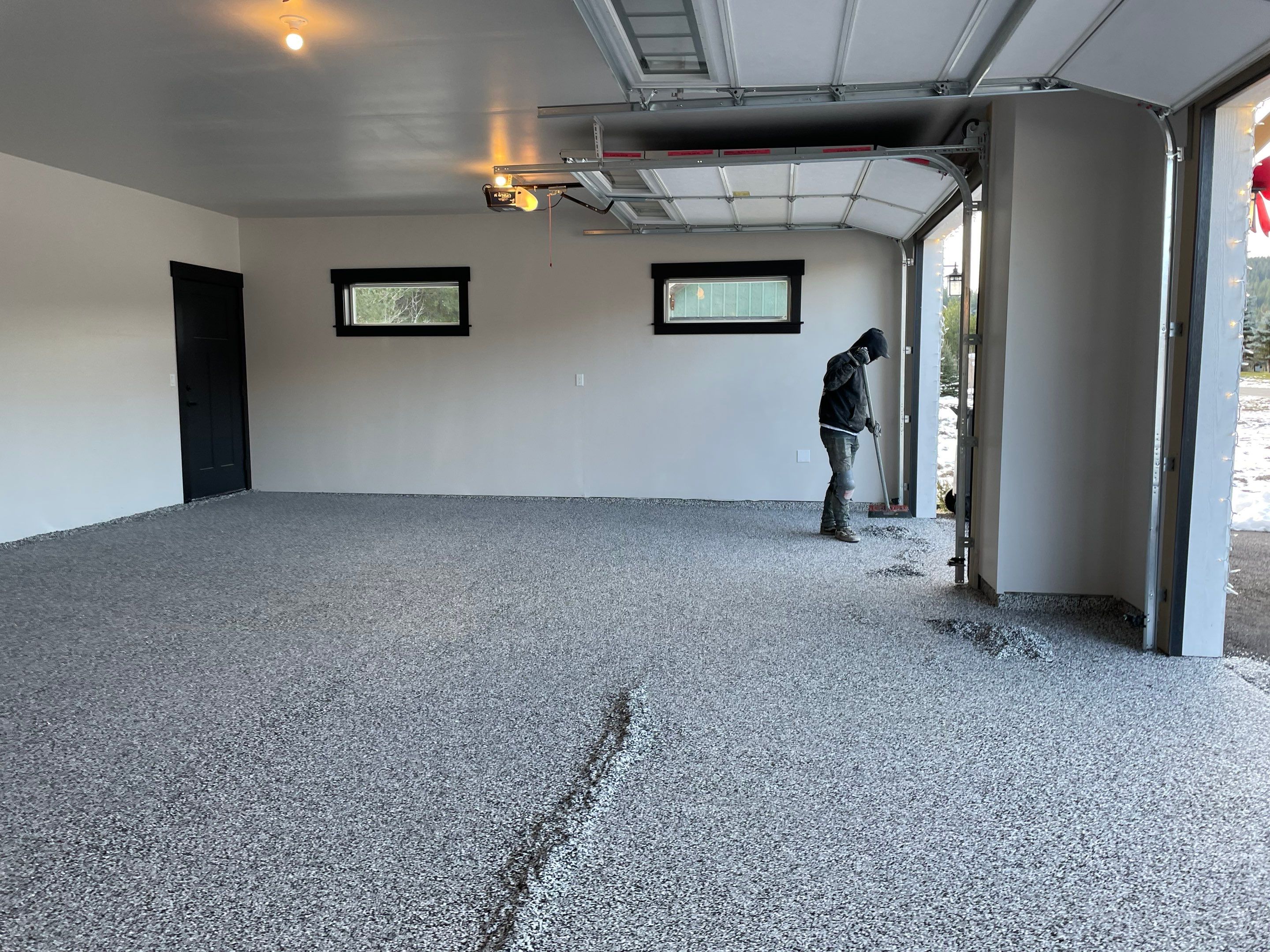 Garage Transformation using Domino and The Penntek Evolution System by Croc Coatings, LLC