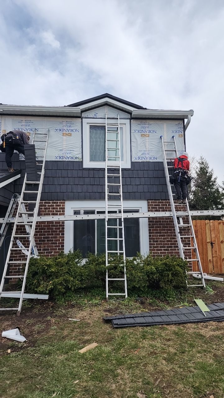 Full Exterior Home Transformation – Metal Slate Roof in Fort Wayne, IN by 4Ever Metal Roofing