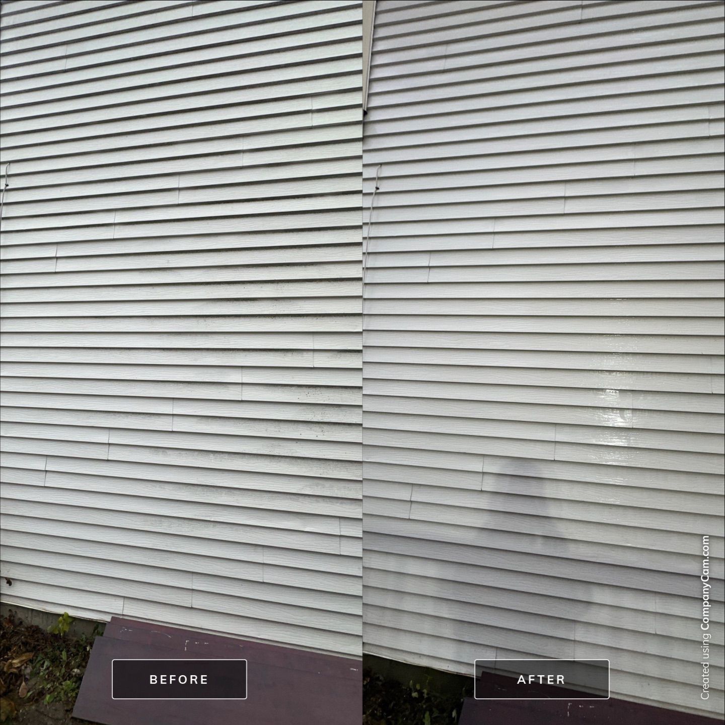 Project in Round Lake Beach by Simmons Power & Soft Washing