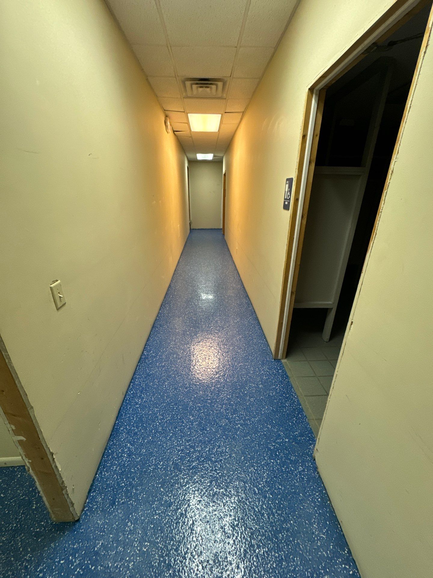 Exterior color change and Epoxy floor. by Gordon Painting