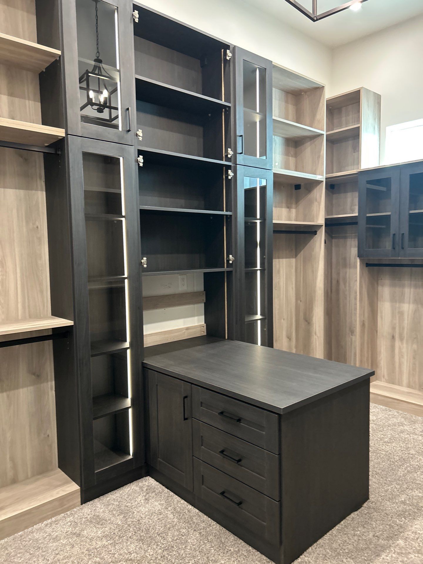 Two-Tone Luxury Closet in Longmont by Concept 32, Inc.