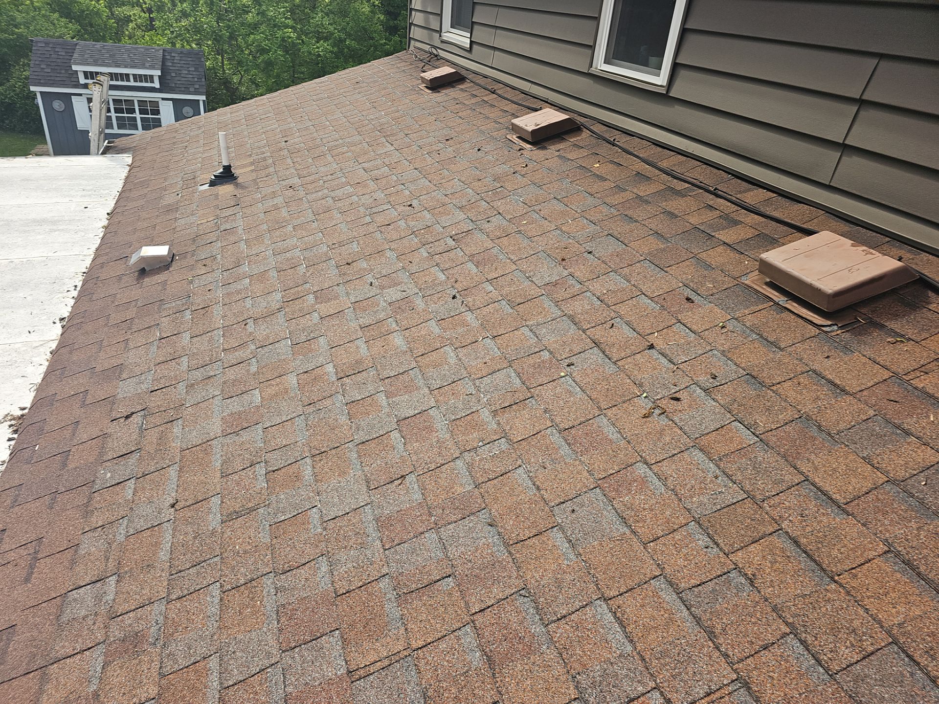 Roof Repair - Vent, Siding, and Chimney Flashing and Partial Roof Replacement by Winchester Roofing