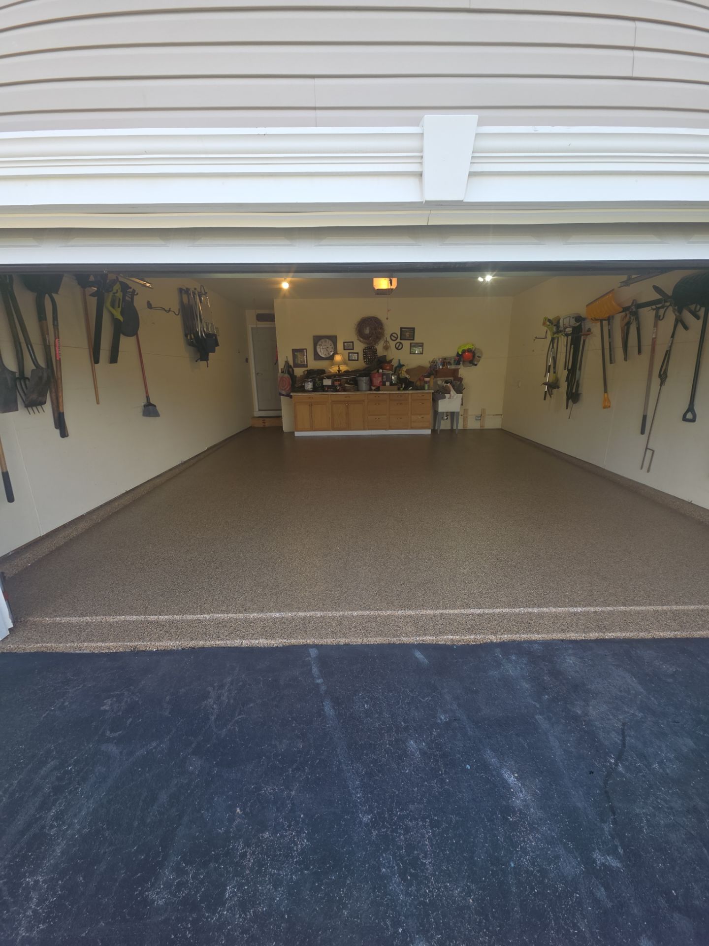 Earth Effects Desert Twilight Garage Coating by NG Masonry & Construction LLC
