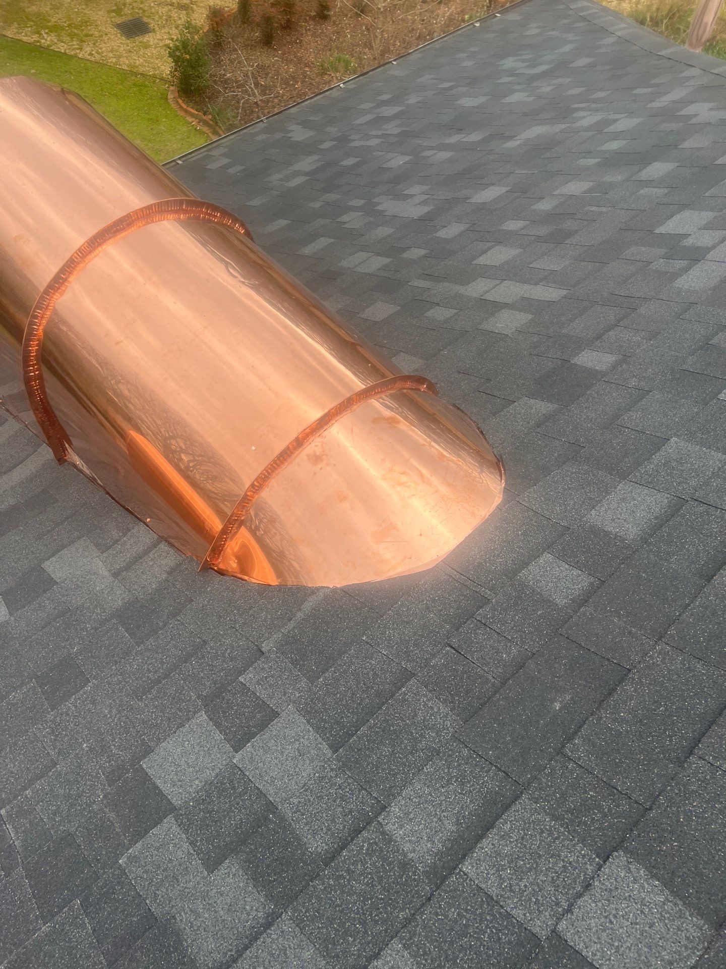 Onyx Black Shingle w/ Copper Upgrades by IAM Roofing LLC