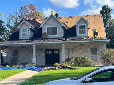 Residential Roof Replacement using GAF HDZ - Charcoal shingles