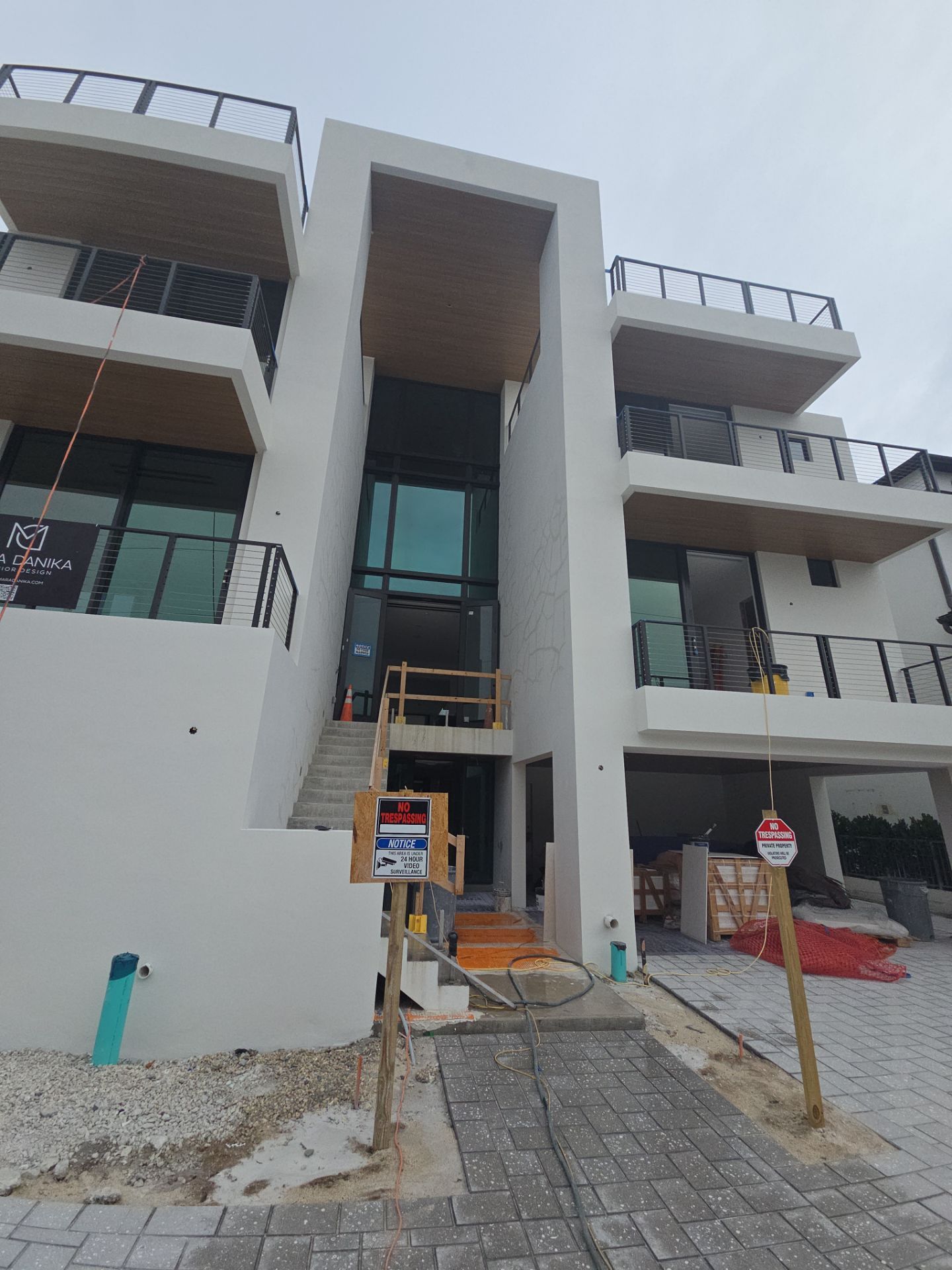 Oceanfront New Home Painting by John “The Greek” Painting