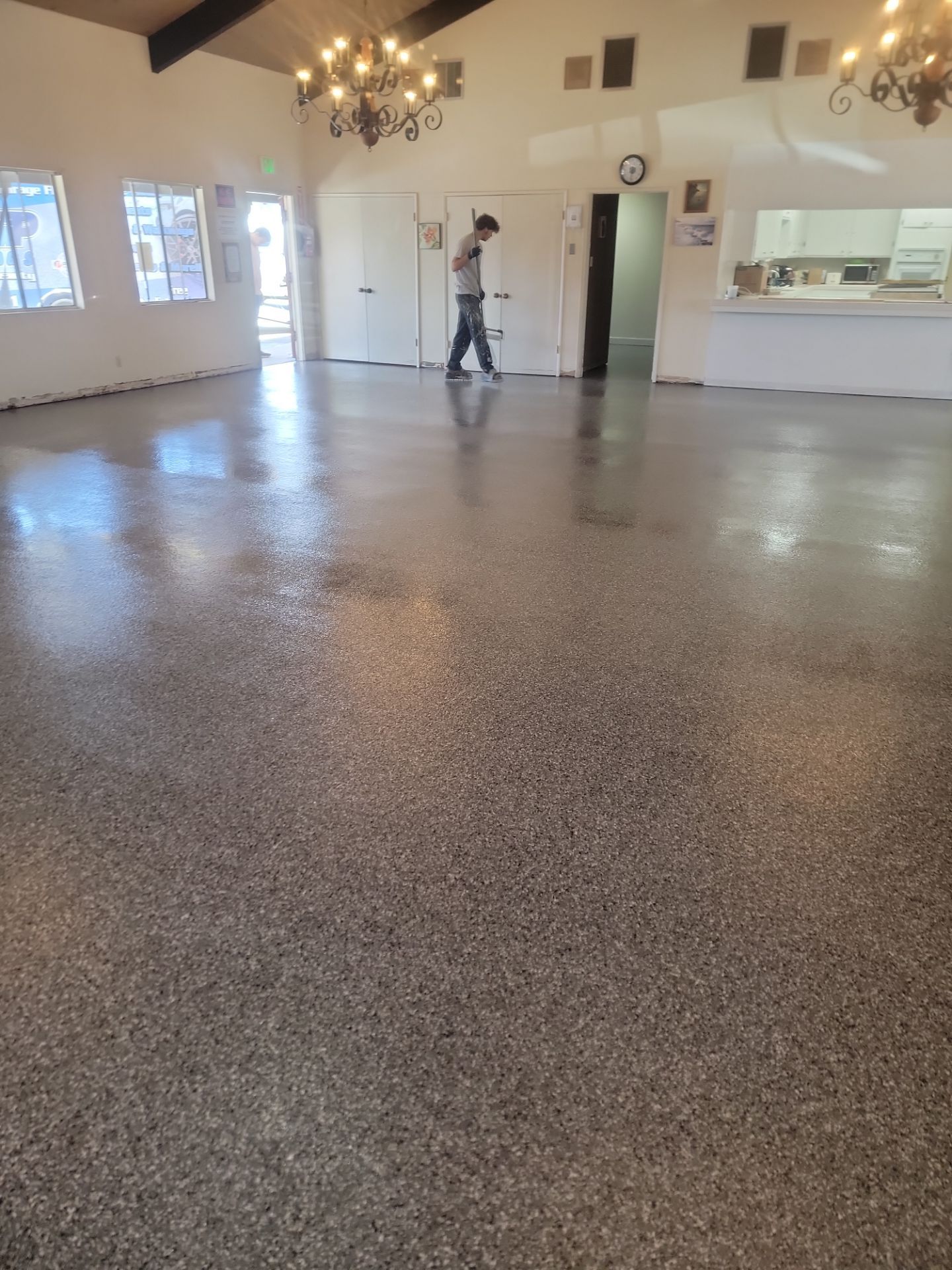 Interior Clubhouse at Hacienda Mobile home park by MGP Coatings