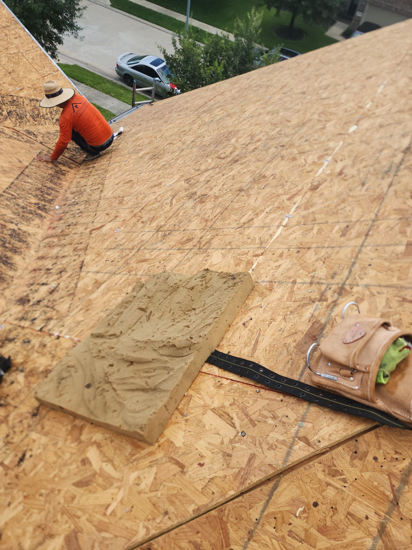 Residential Roofing Installation using Owen's Corning Duration (Lifetime) Shingles by Roof Repair Company