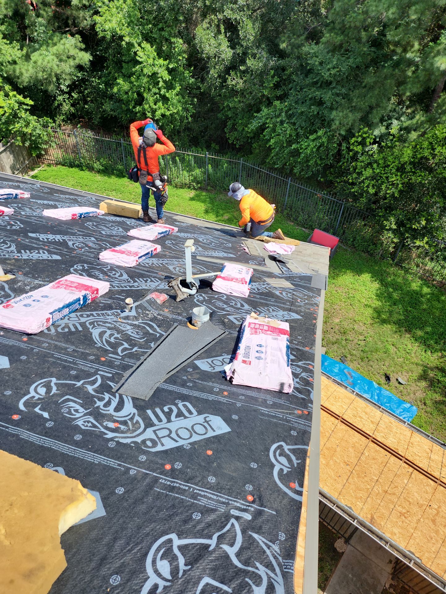 Residential Roofing Repair using Owen's Corning Duration (Lifetime) Shingles by Roof Repair Company