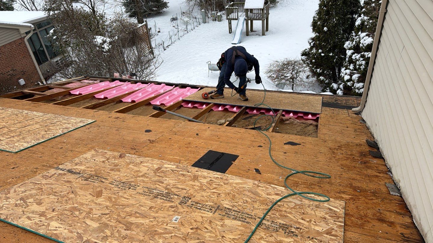 Roof Replacement using Owens Corning Driftwood by 180 Contractors