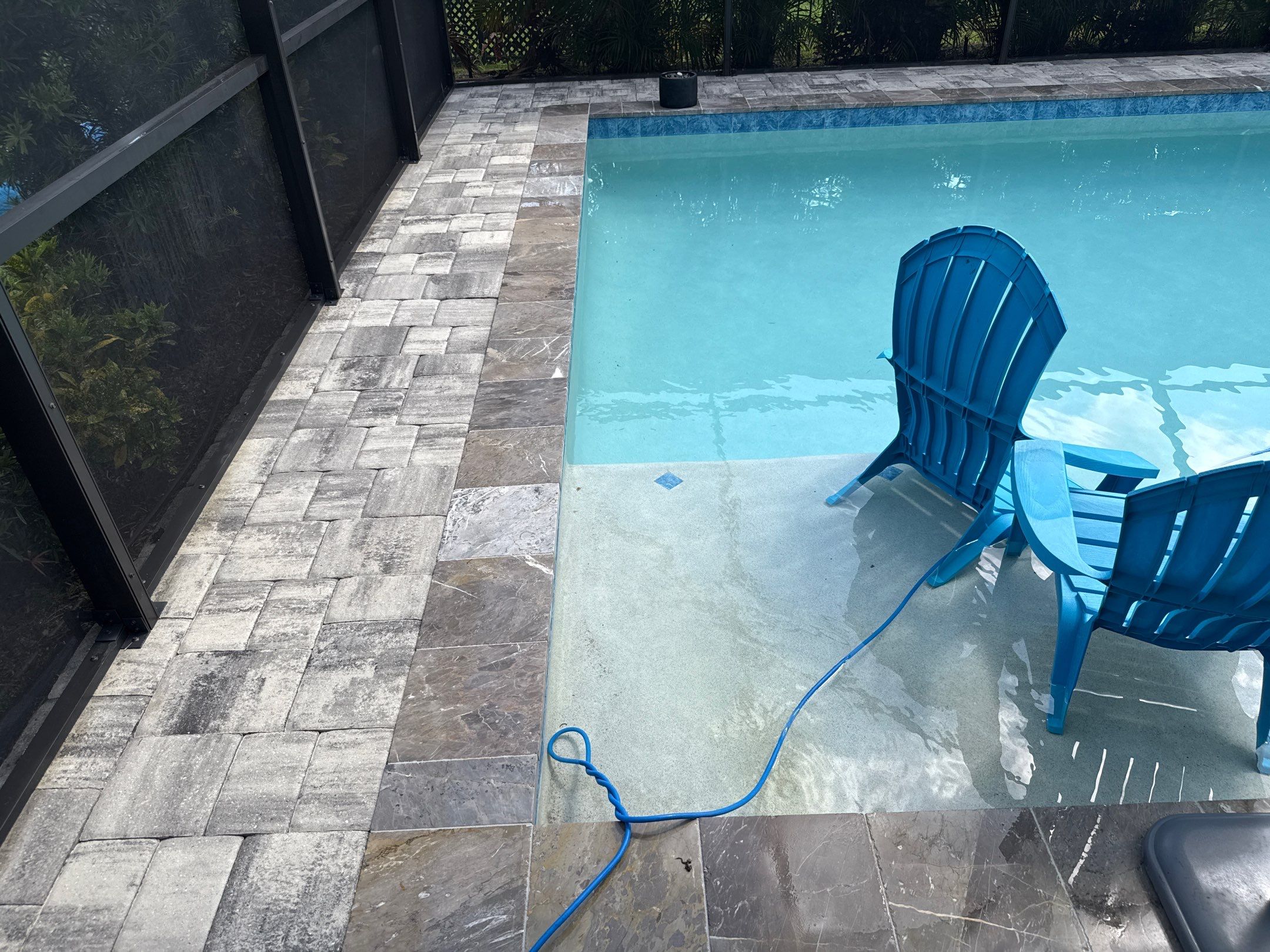 Paver Pool Deck & Screen Enclosure Cleaning – North River Ranch, Parrish, FL by Sunshine AquaWash
