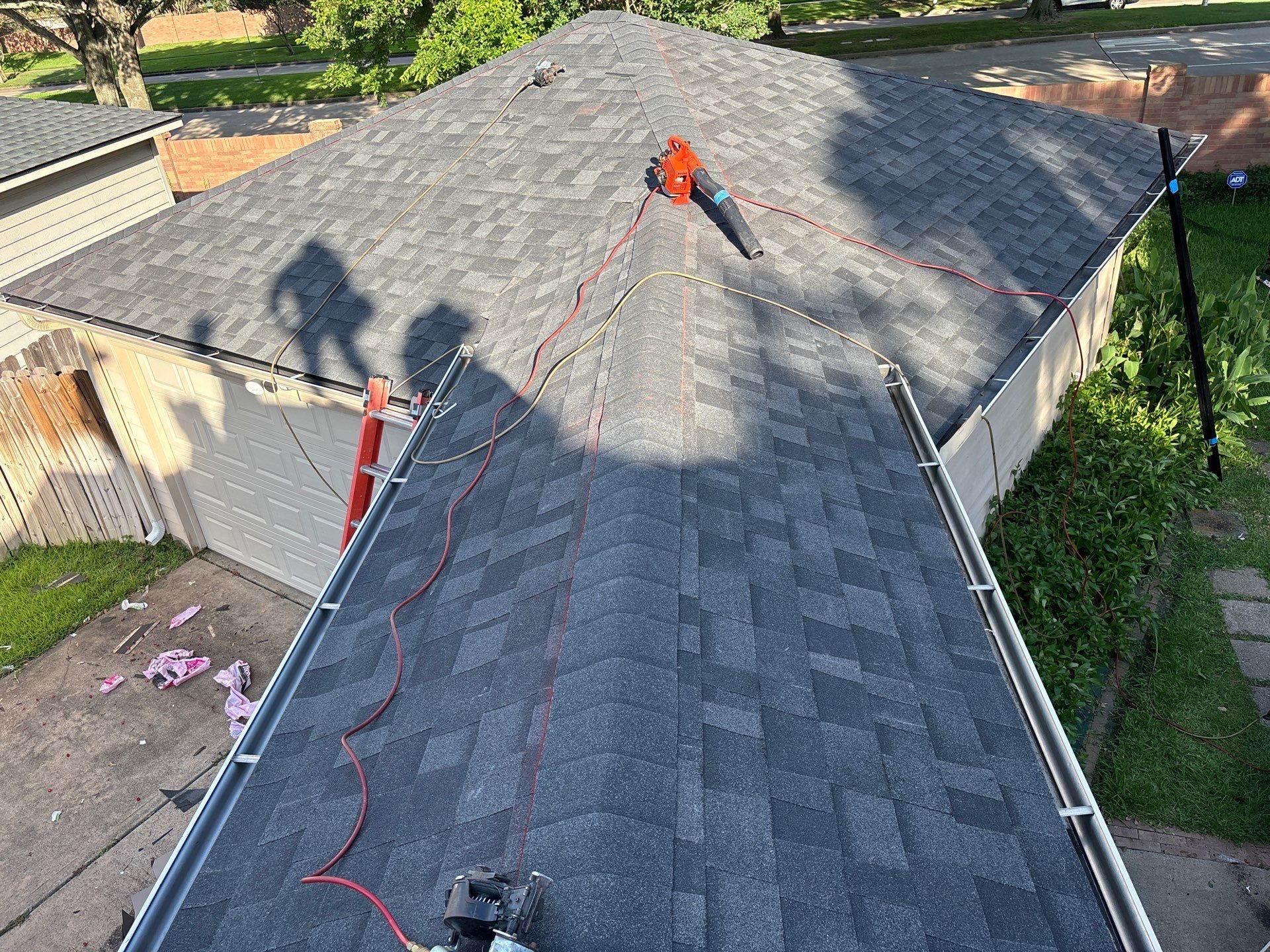 Residential Roofing Installation using Owen's Corning Duration (Lifetime) Shingles by Roof Repair Company