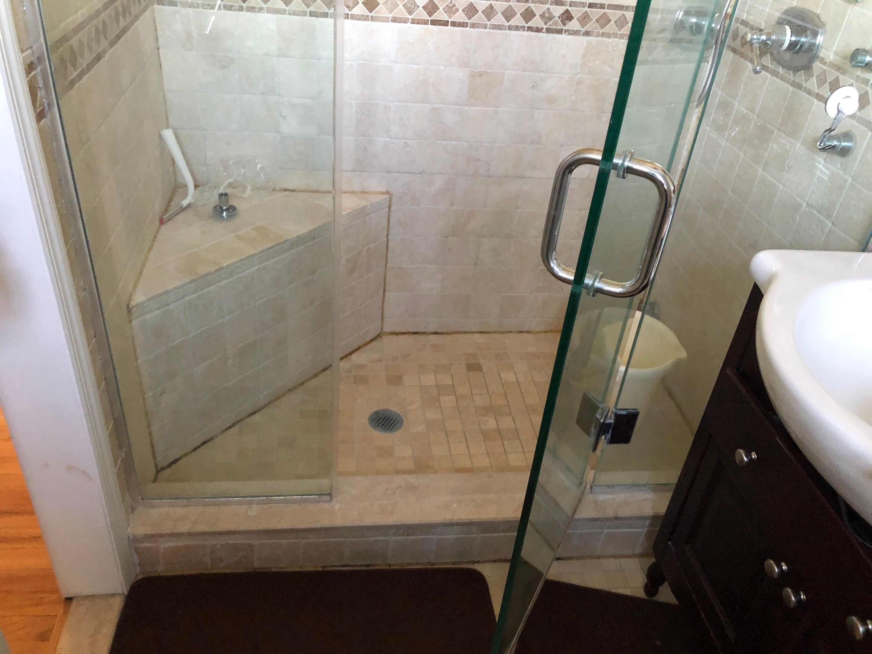 Bathroom Remodel using Tile by Home Concepts Construction