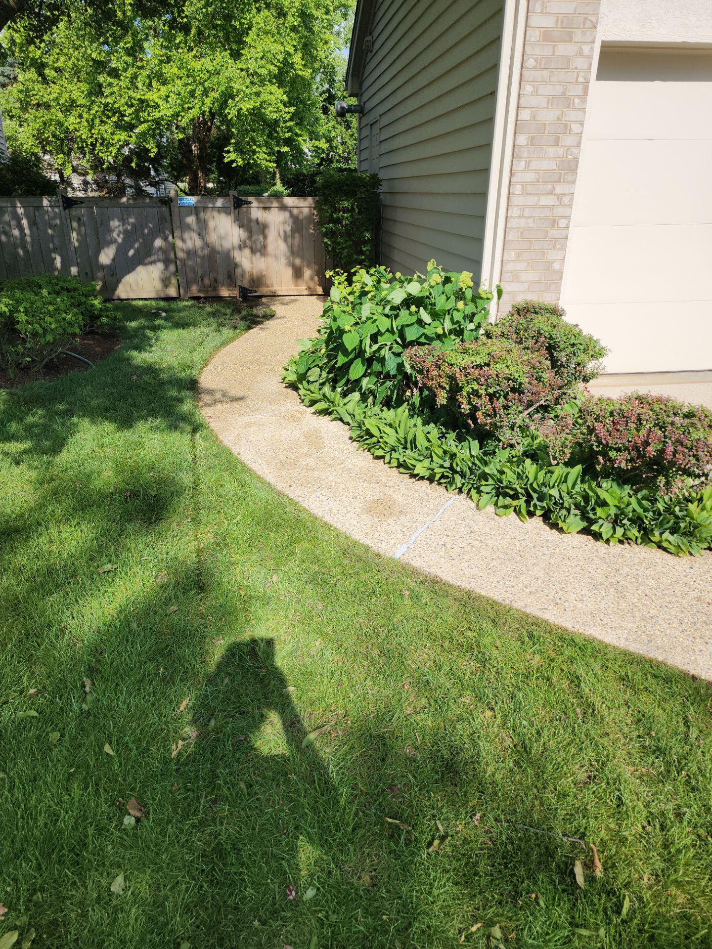Aggregate concrete cleaning by Northern Power Washing LLC.