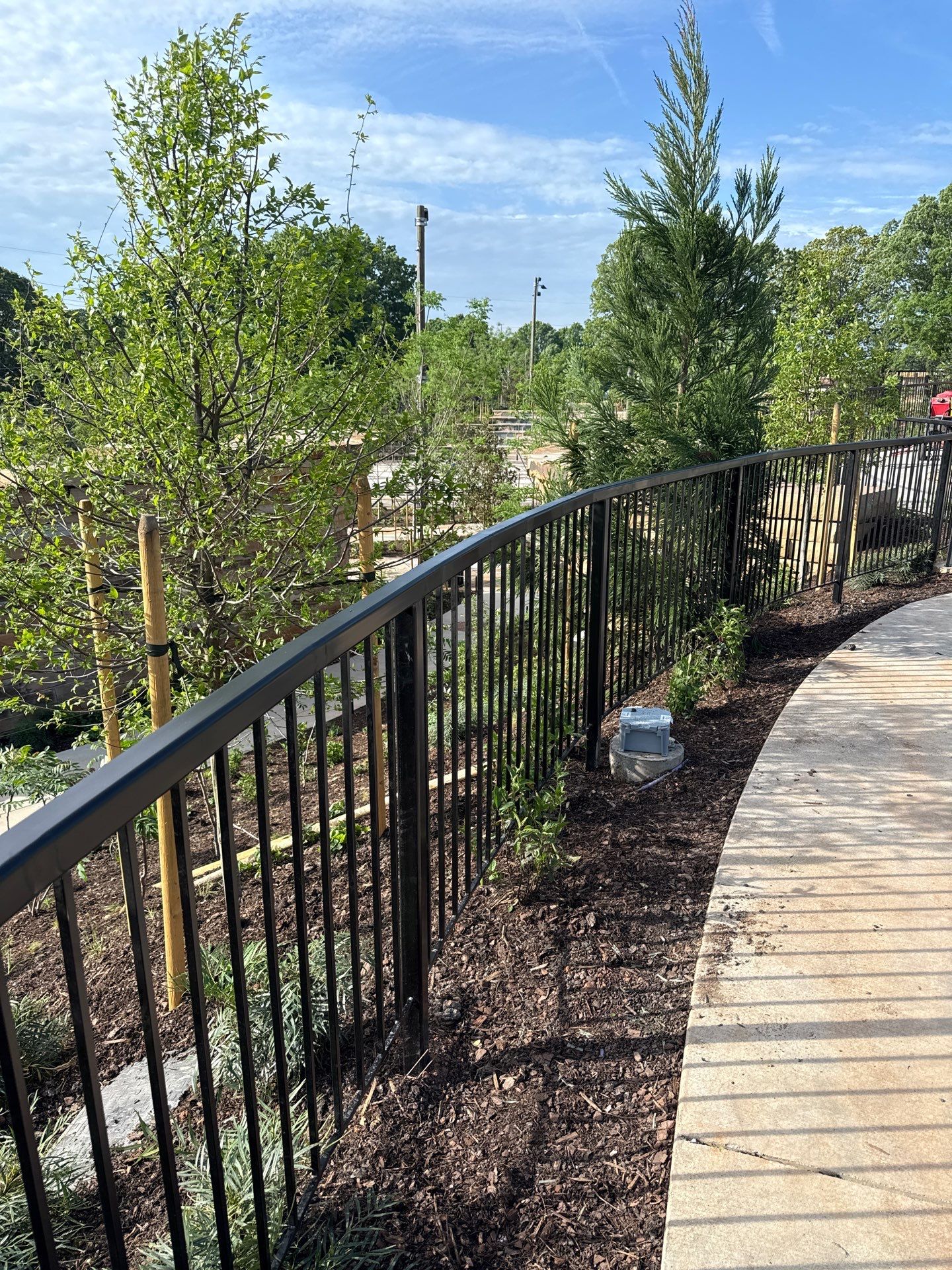 Playground using Mini Mesh by Mccall Commercial Fencing