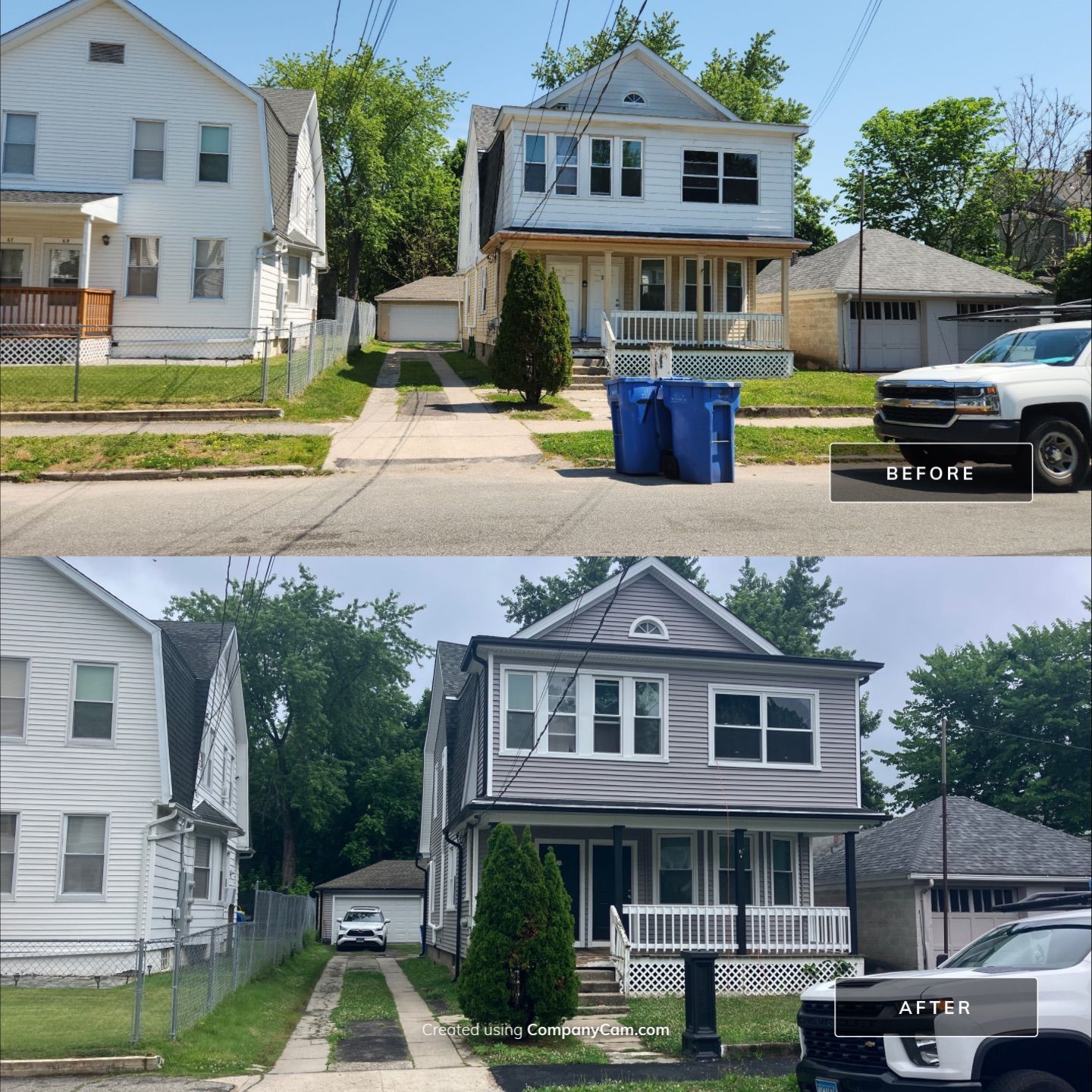 Siding Rejuvenation with Cert Monogram D/4  12'6' clapboard, Granite Gray by DiGiorgi Roofing and Siding Inc