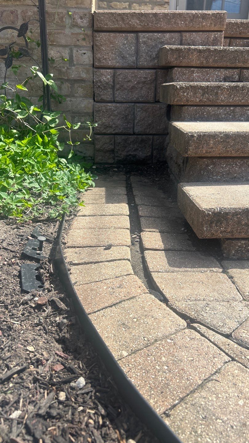 Brick repair, CSS, and stone cleaning by Northern Power Washing LLC.