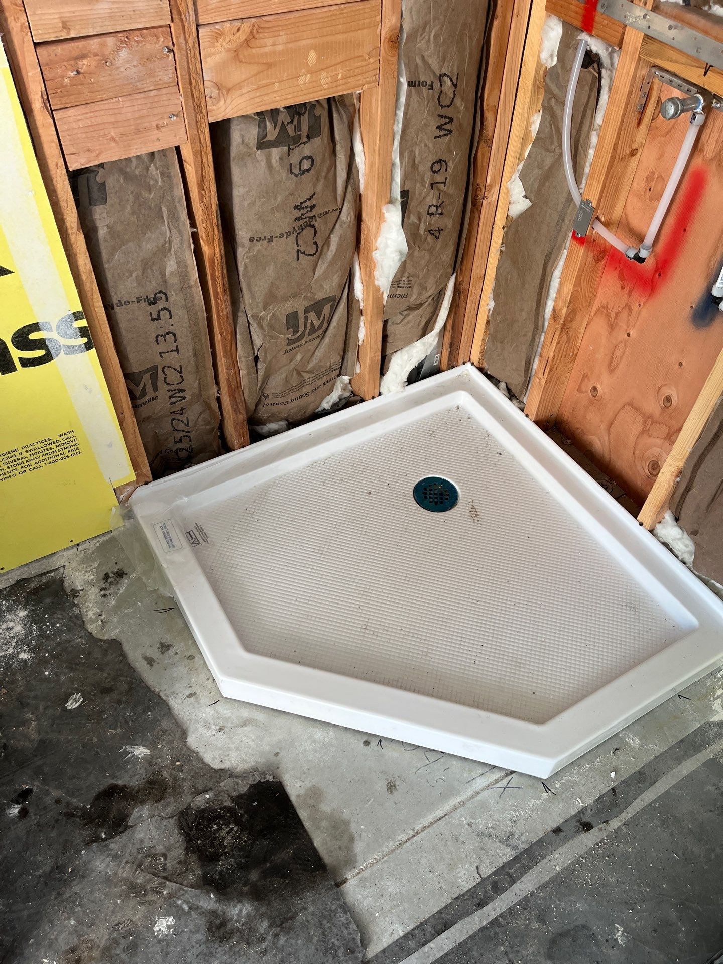 Installing Shower and New Piping by Us Plumbing 