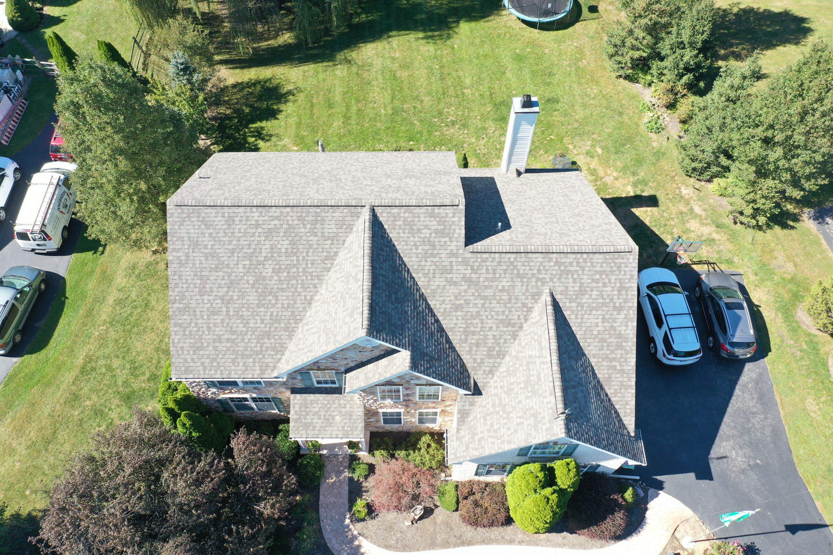 Roofing Installation using CertainTeed Landmark - Weathered Wood by Storm Guard of Ches-Mont PA