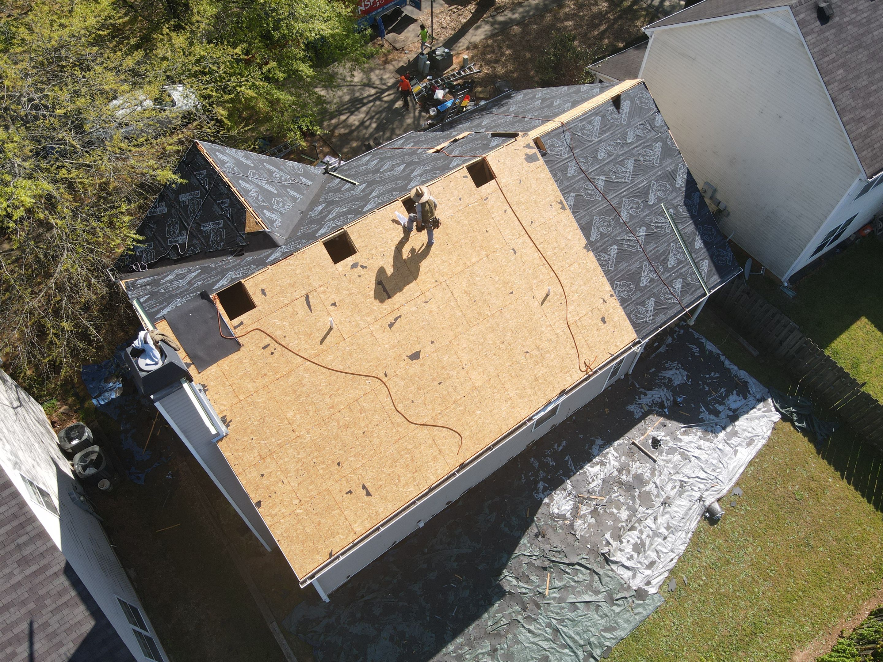 Residential Roofing Installation using Owens Corning by Inspector Roofing and Restoration