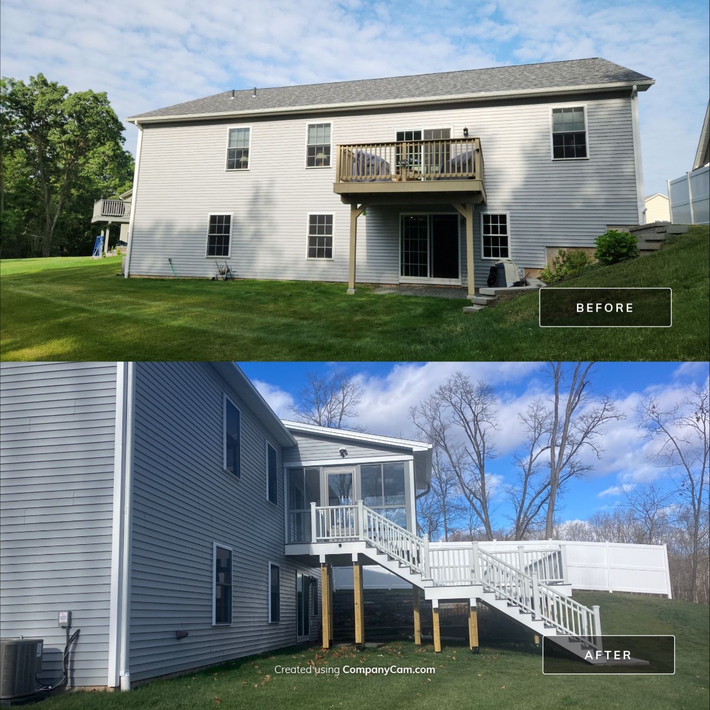 Summer Space Porch Enclosure by DiGiorgi Roofing and Siding Inc