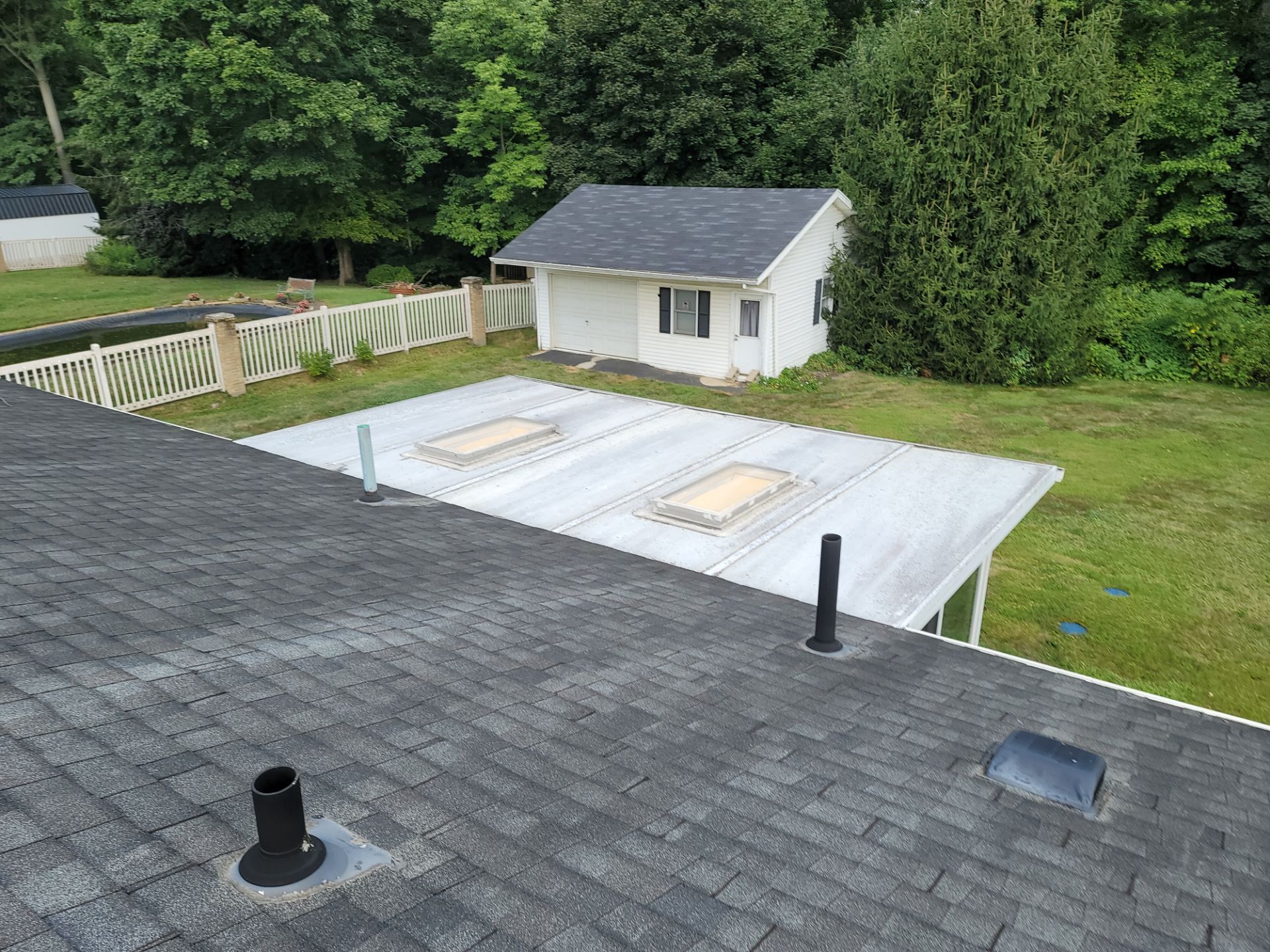 Atlas Pinnacle, Color, Summer Storm, Drip Edge, Color, Black by Eagle Eye Roofing