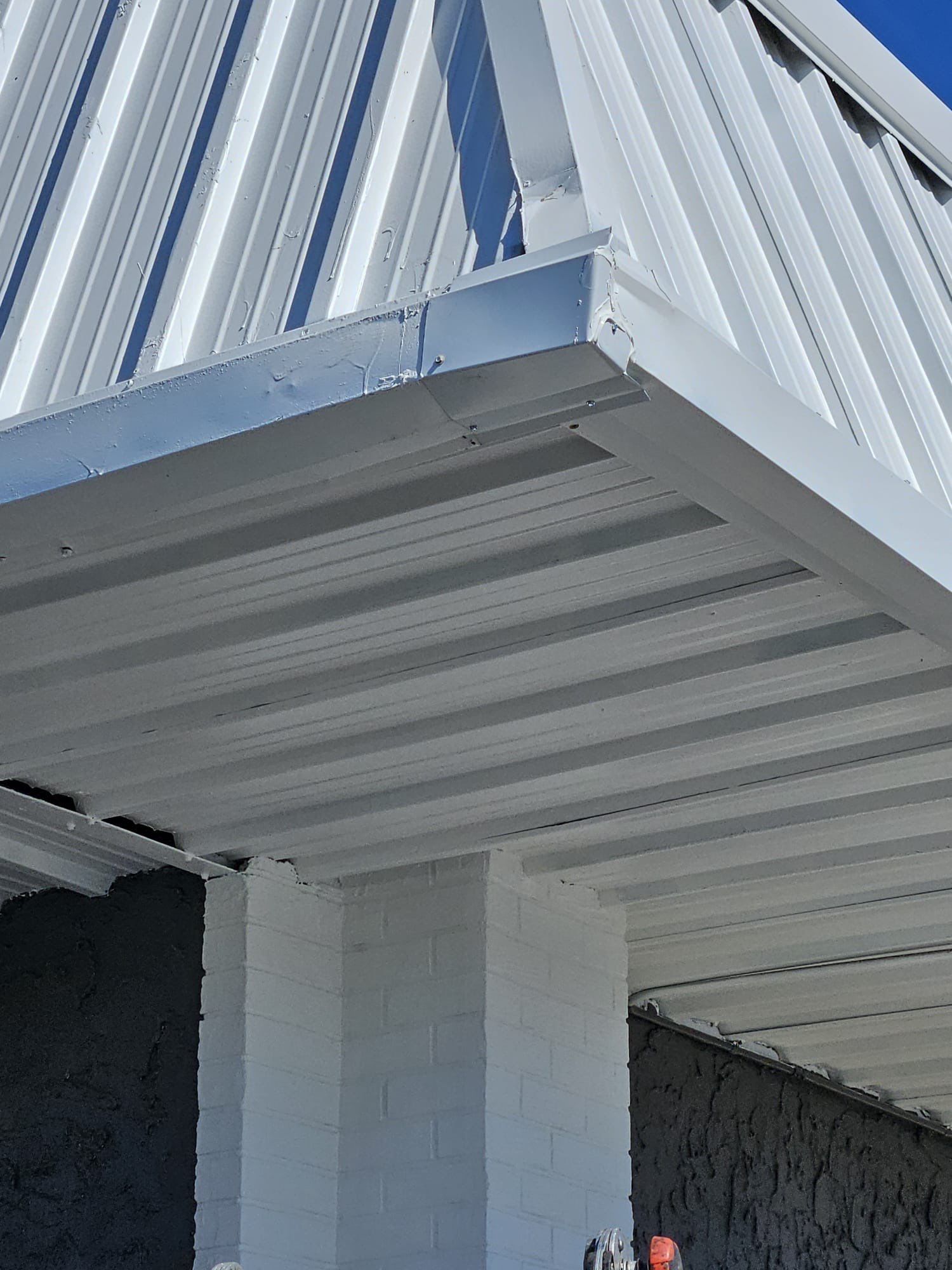 Commercial Roofing Repair using TPO and Metal Decking by Four Peaks Roofing