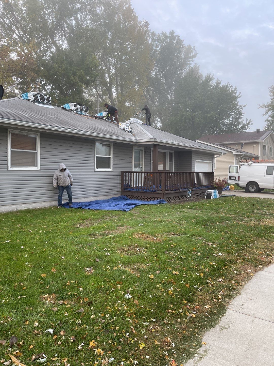 Residential Roof, Siding and Gutters using IKO Dynasty Castle Grey by Lightning Exteriors