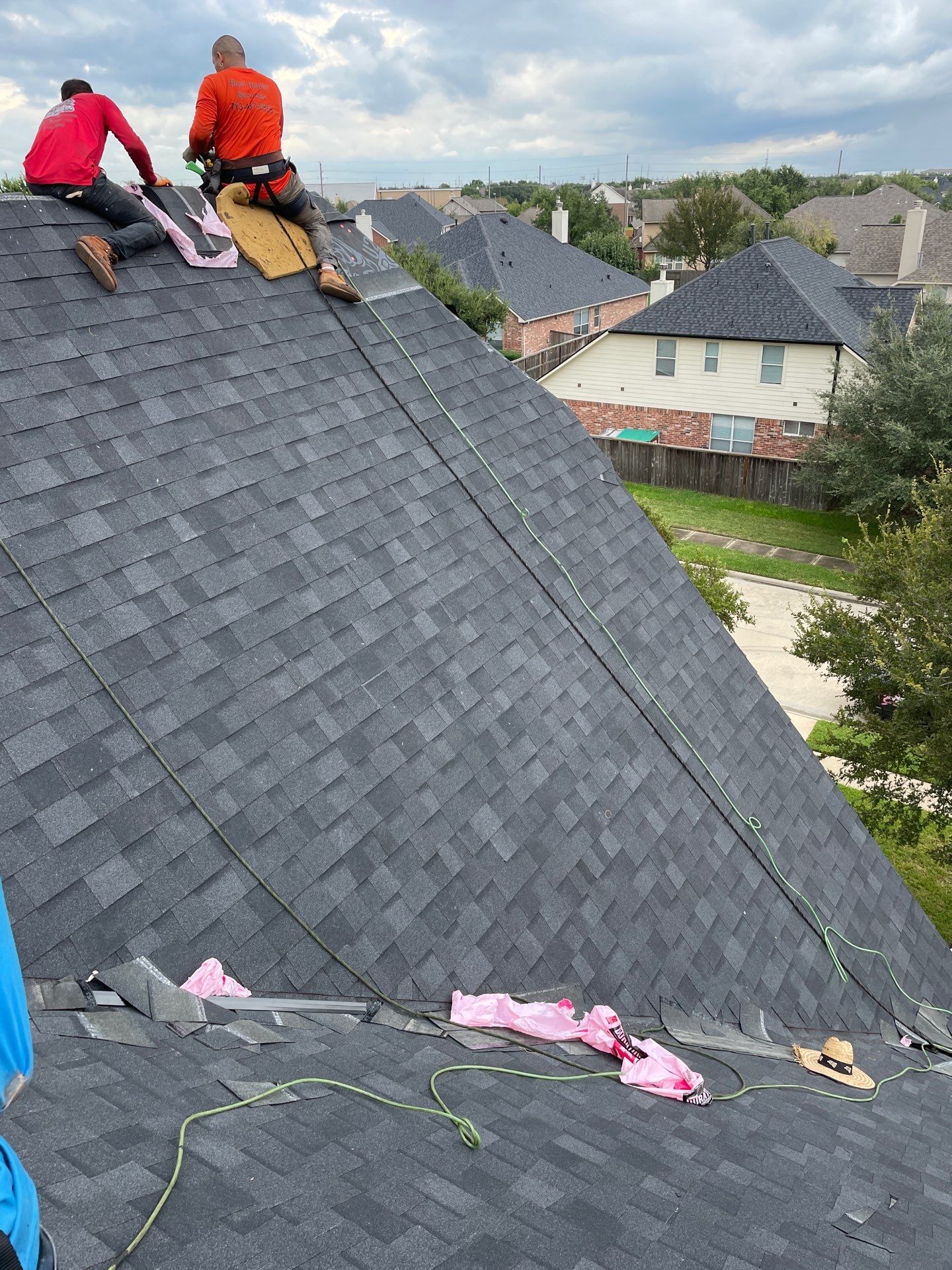 Residential Roofing Installation using Owen's Corning Duration (Lifetime) Shingles by Roof Repair Company