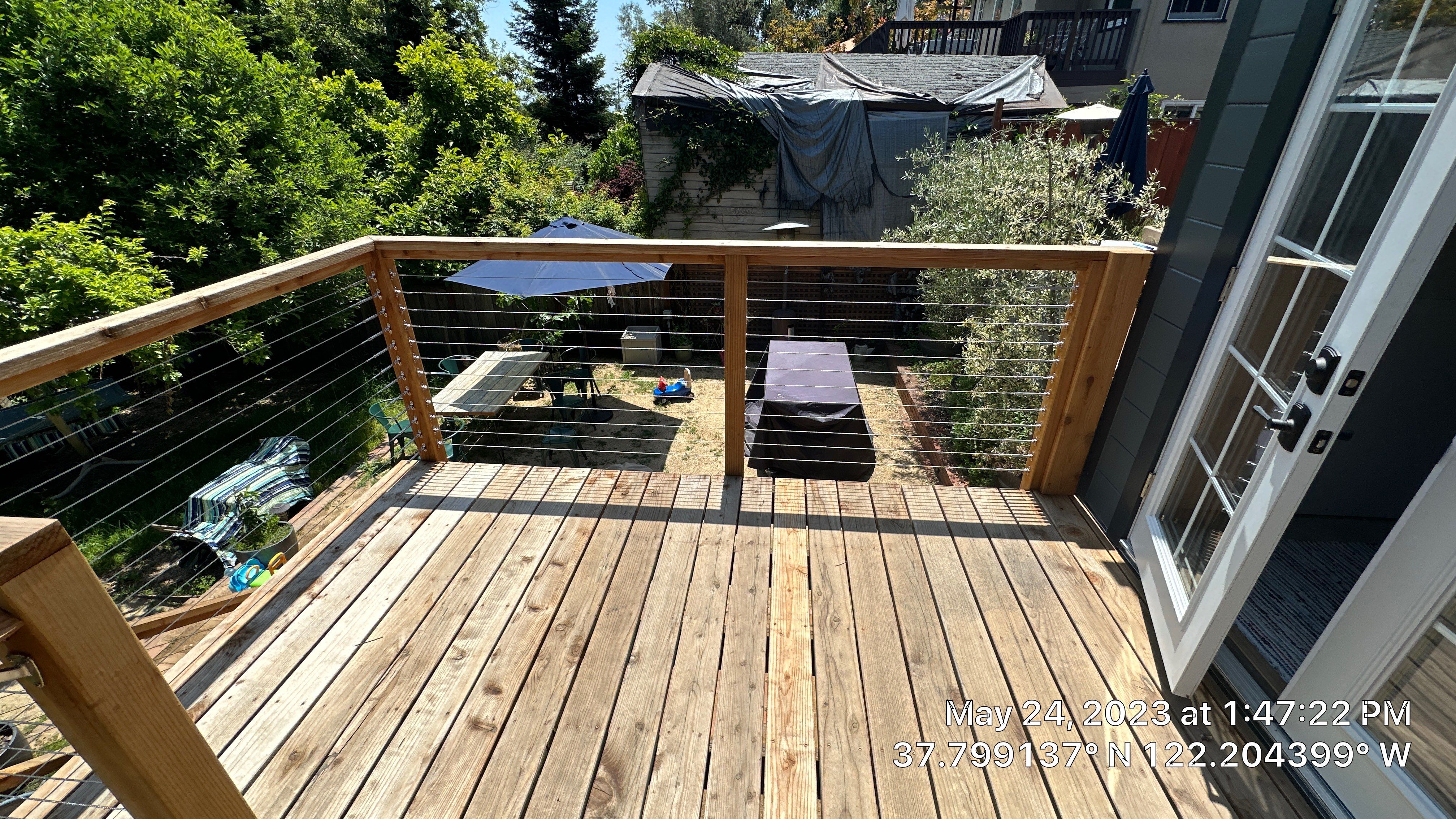 Deck Refinish  by Herrera’s Bay Area Painting inc.