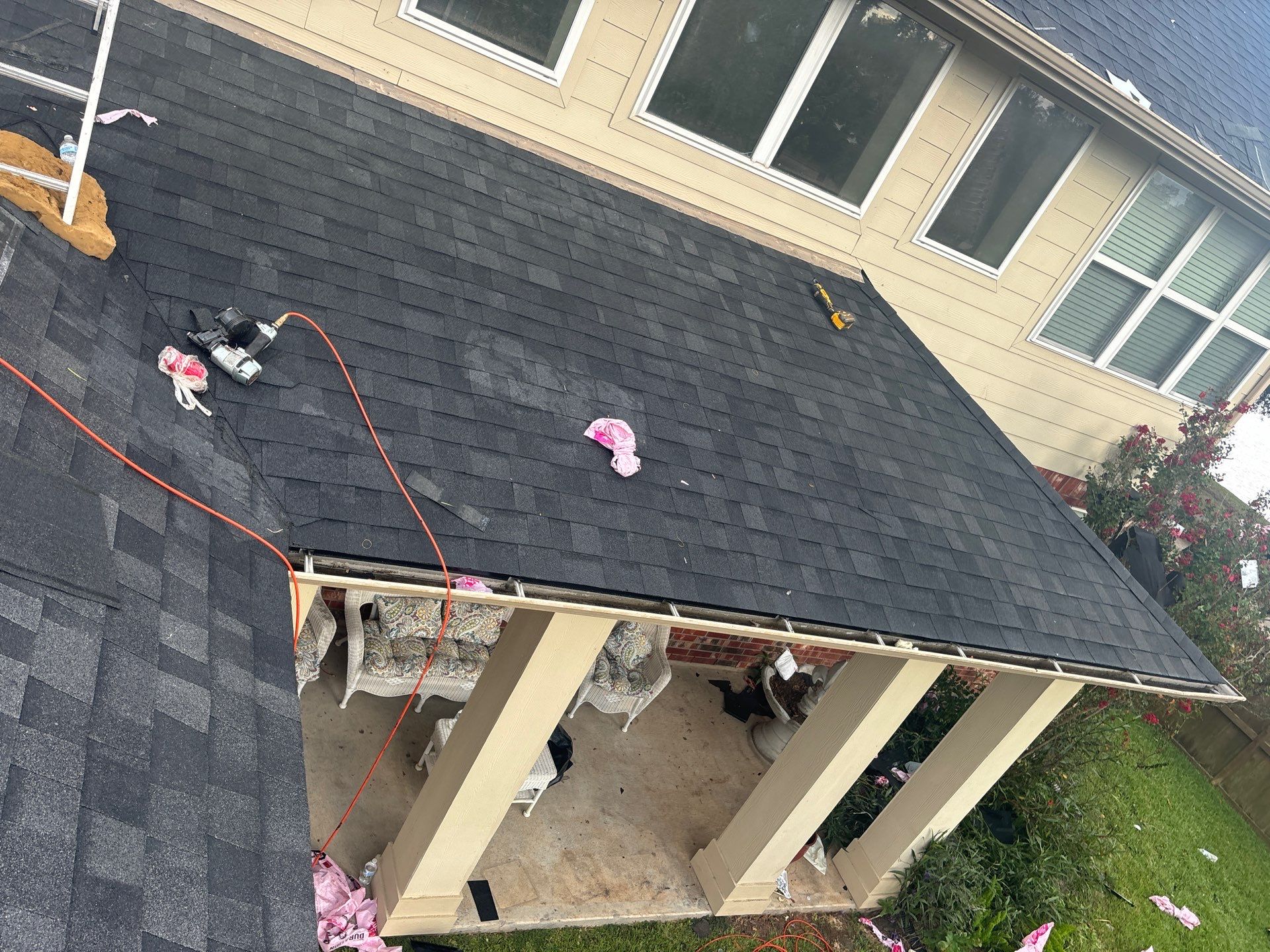 Residential Roofing Installation using Owen's Corning Duration (Lifetime) Shingles by Roof Repair Company