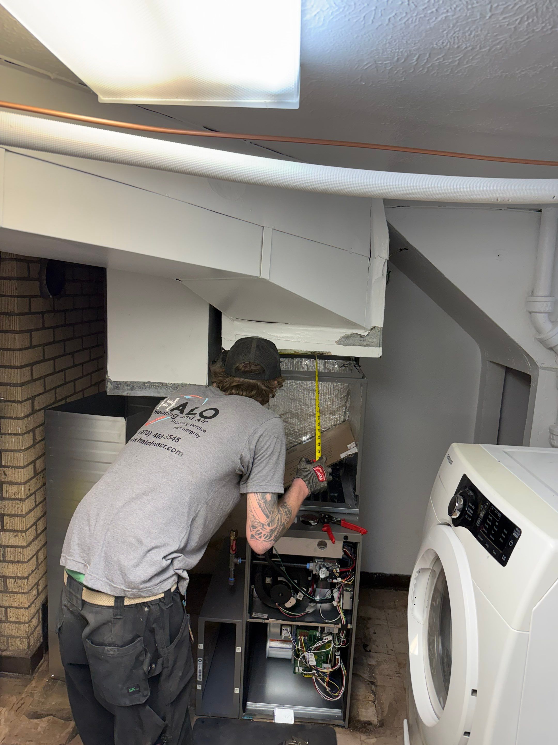 System Upgrade: 75-Year-Old Furnace Replacement by Halo Heating and Air