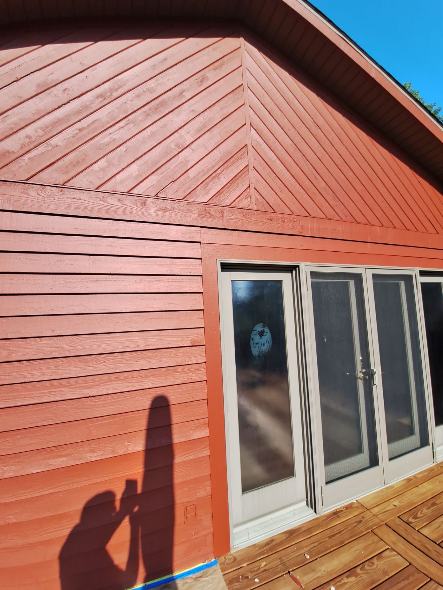 Color update with exterior staining and painting by Gordon Painting