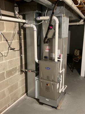 Carrier Furnace and AC Installation