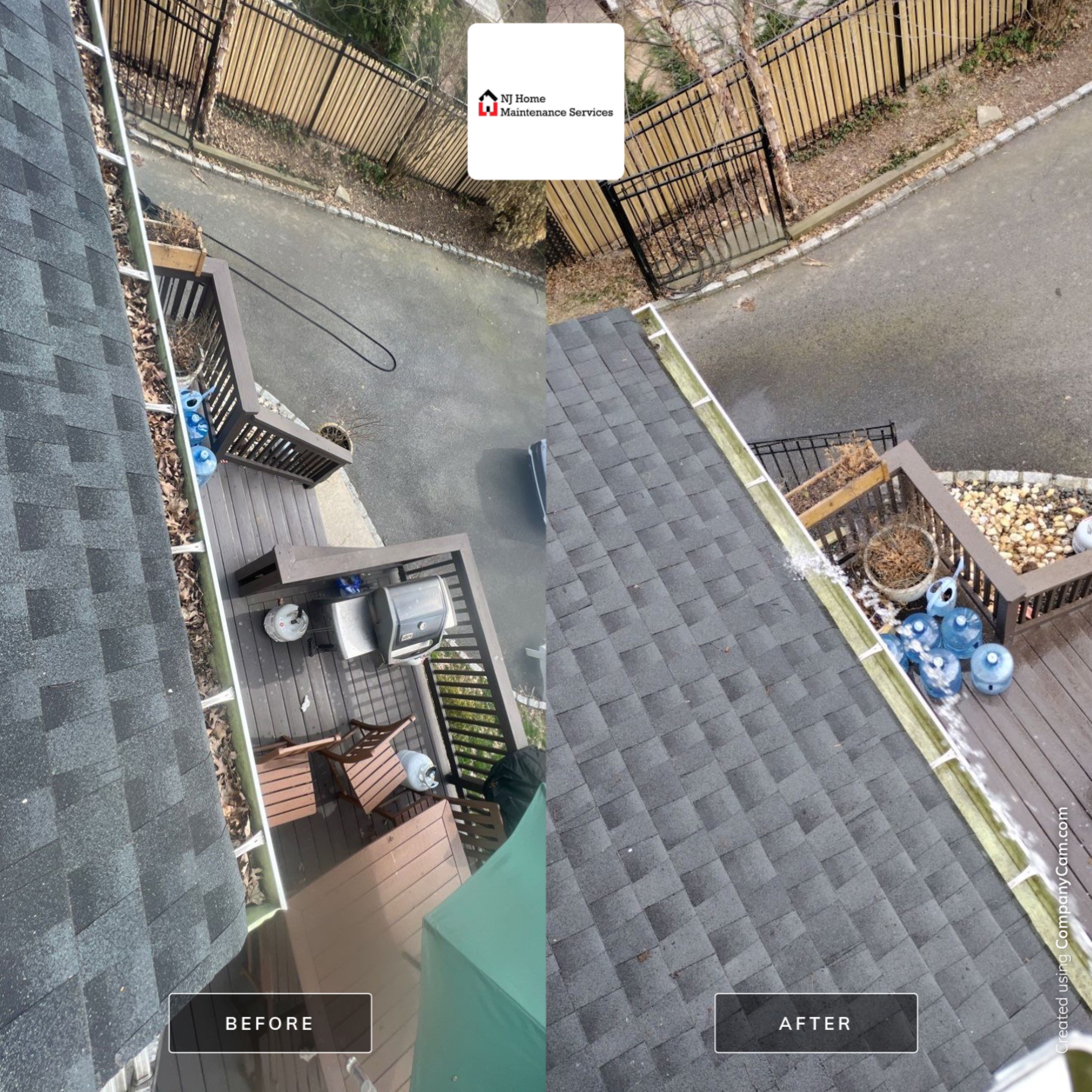 Residential Gutter Cleaning and System Assessment in Verona New Jersey by NJ Home Maintenance Services