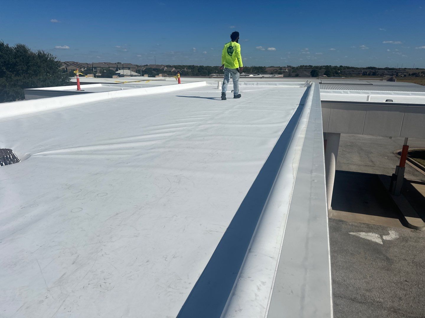 Temple TX — Commercial TPO Re-Roof by ROAM Roof & Solar