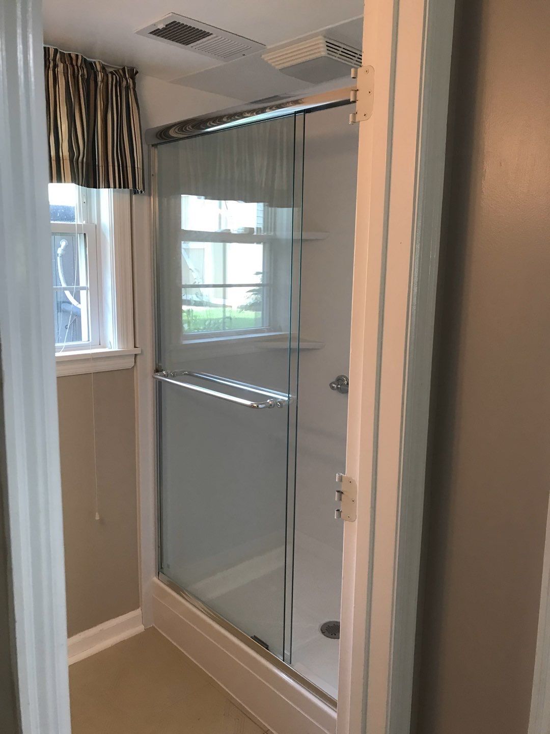 Corner to Full Wall Shower by BathPlanet SW Virginia
